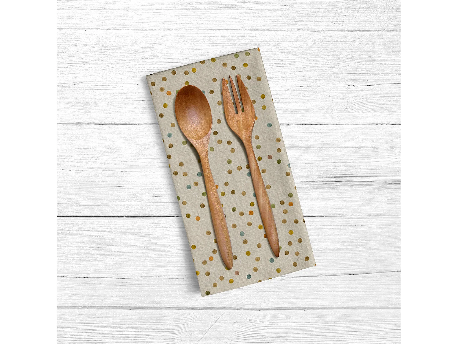 Lot de 2 torchons Alessia 4 100% coton 45x70 cm