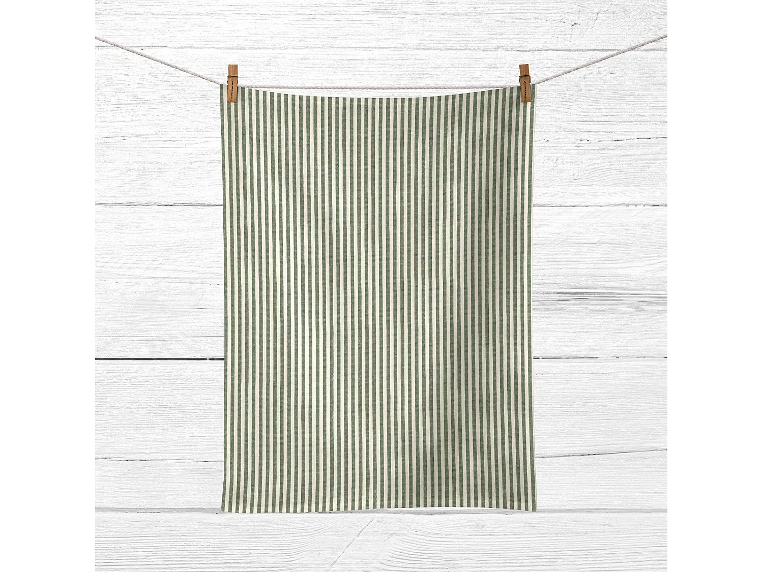 Lot de 2 torchons rayure 50-02 - 45x70 cm