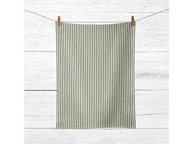Lot de 2 torchons rayure 50-02 - 45x70 cm