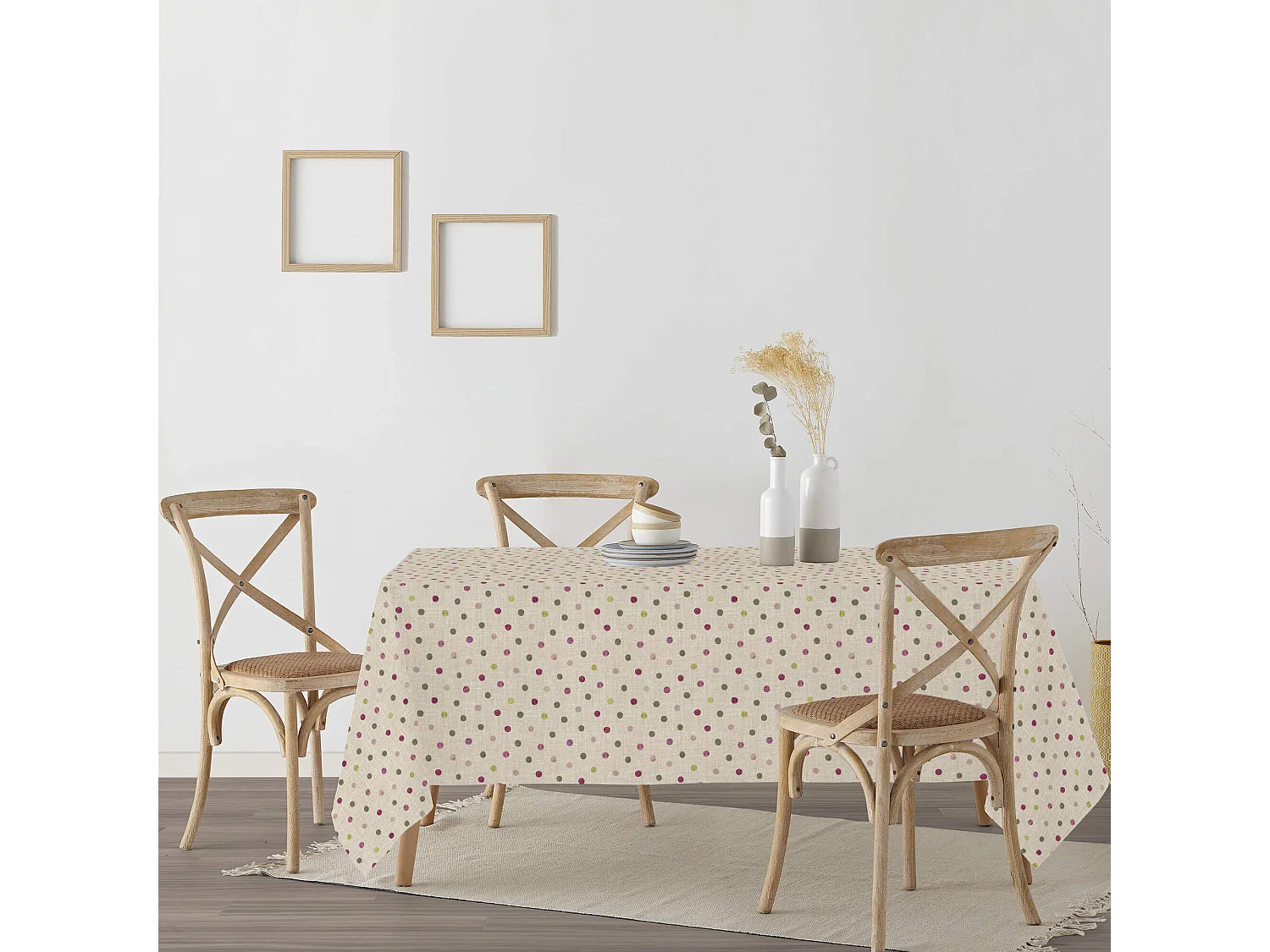 Mantel resinado antimanchas XL 0119-19 - 180x180 cm