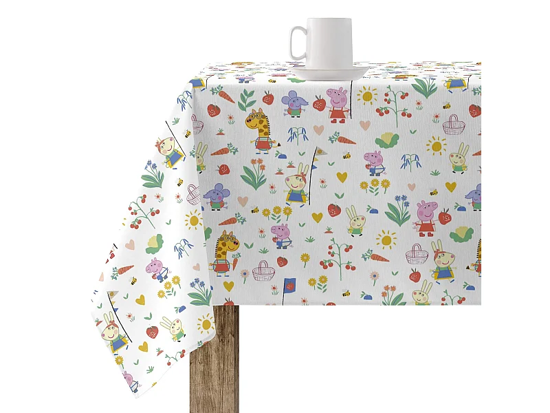 Nappe enduite anti-taches Vegetables 02 - 200X140 cm