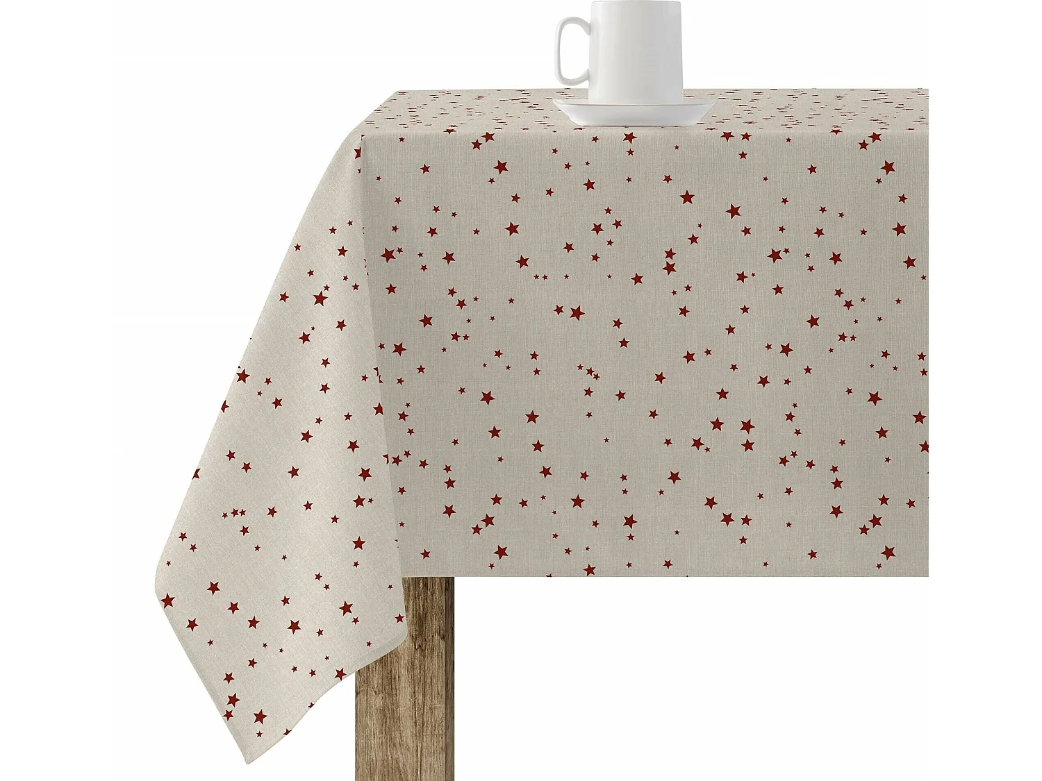 Mantel resinado antimanchas Merry Christmas 23 200x140 cm