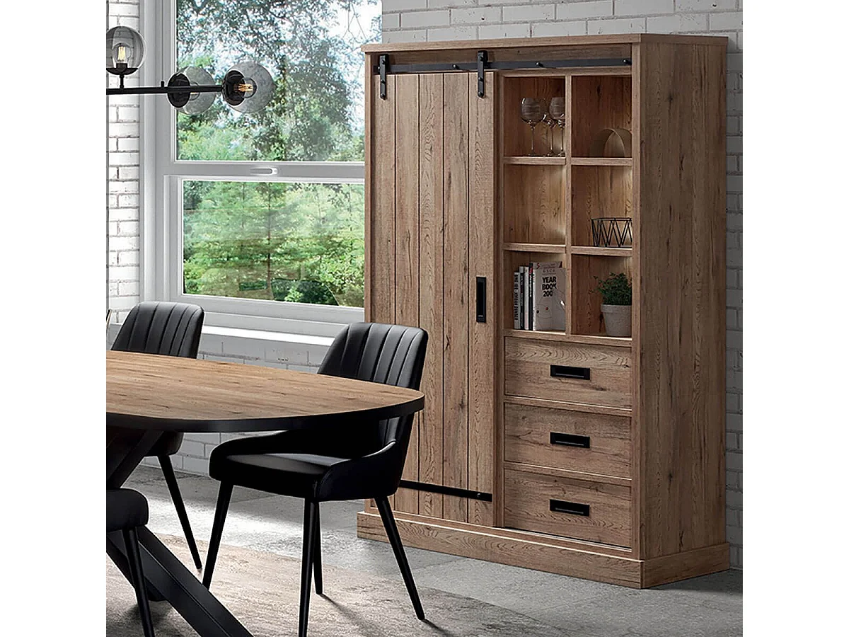 CEDRA - Argentier Multi-Rangements Industriel avec Leds