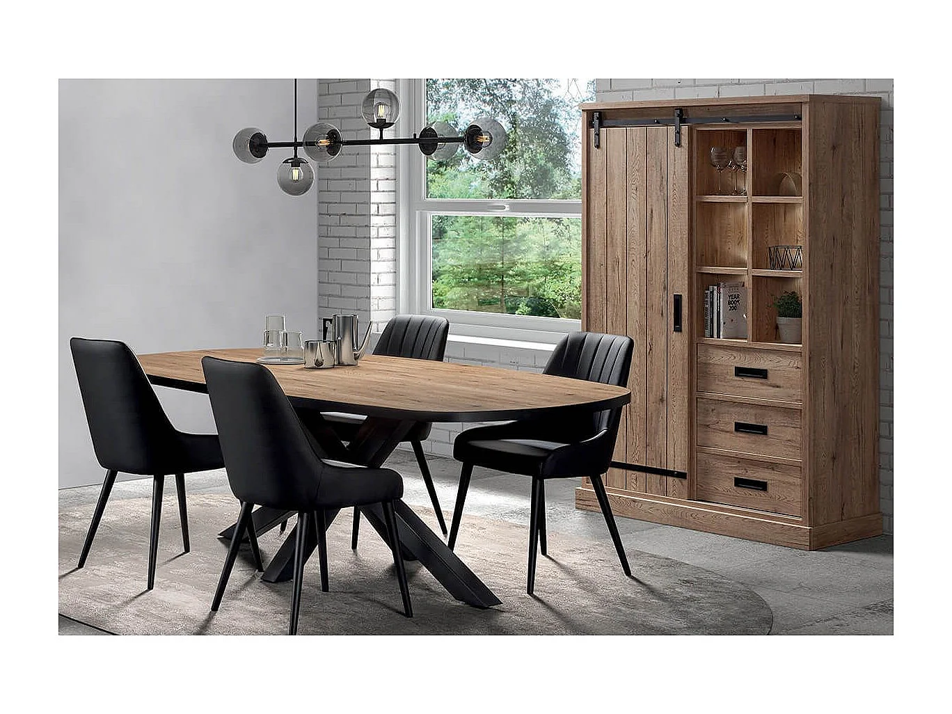 CEDRA - Argentier Multi-Rangements Industriel avec Leds