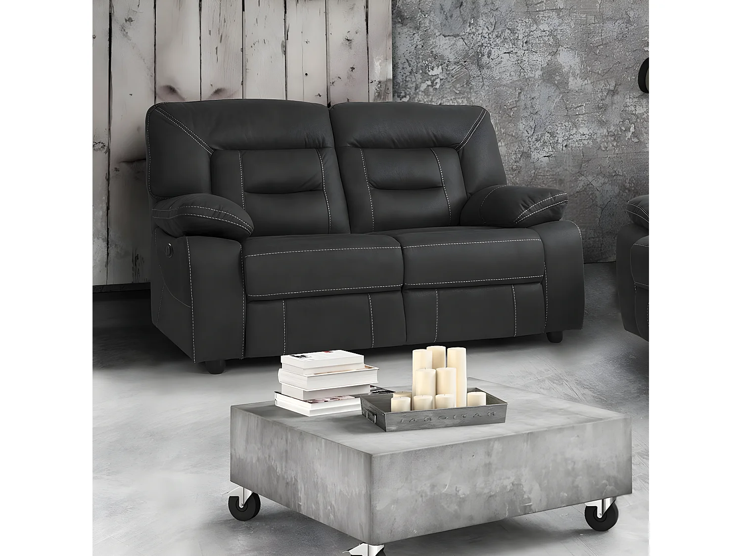 ALMERIA - Canapés Relax Electriques 3 Places et 2 Places