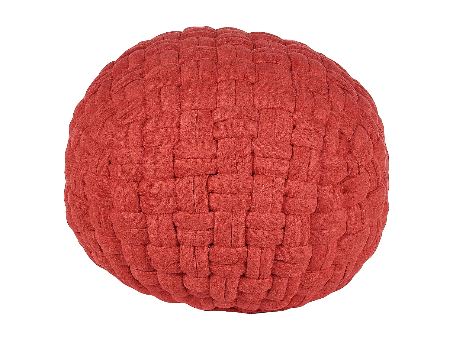Poef HOPA Fluweel Rood 45 cm 45 cm 35 cm
