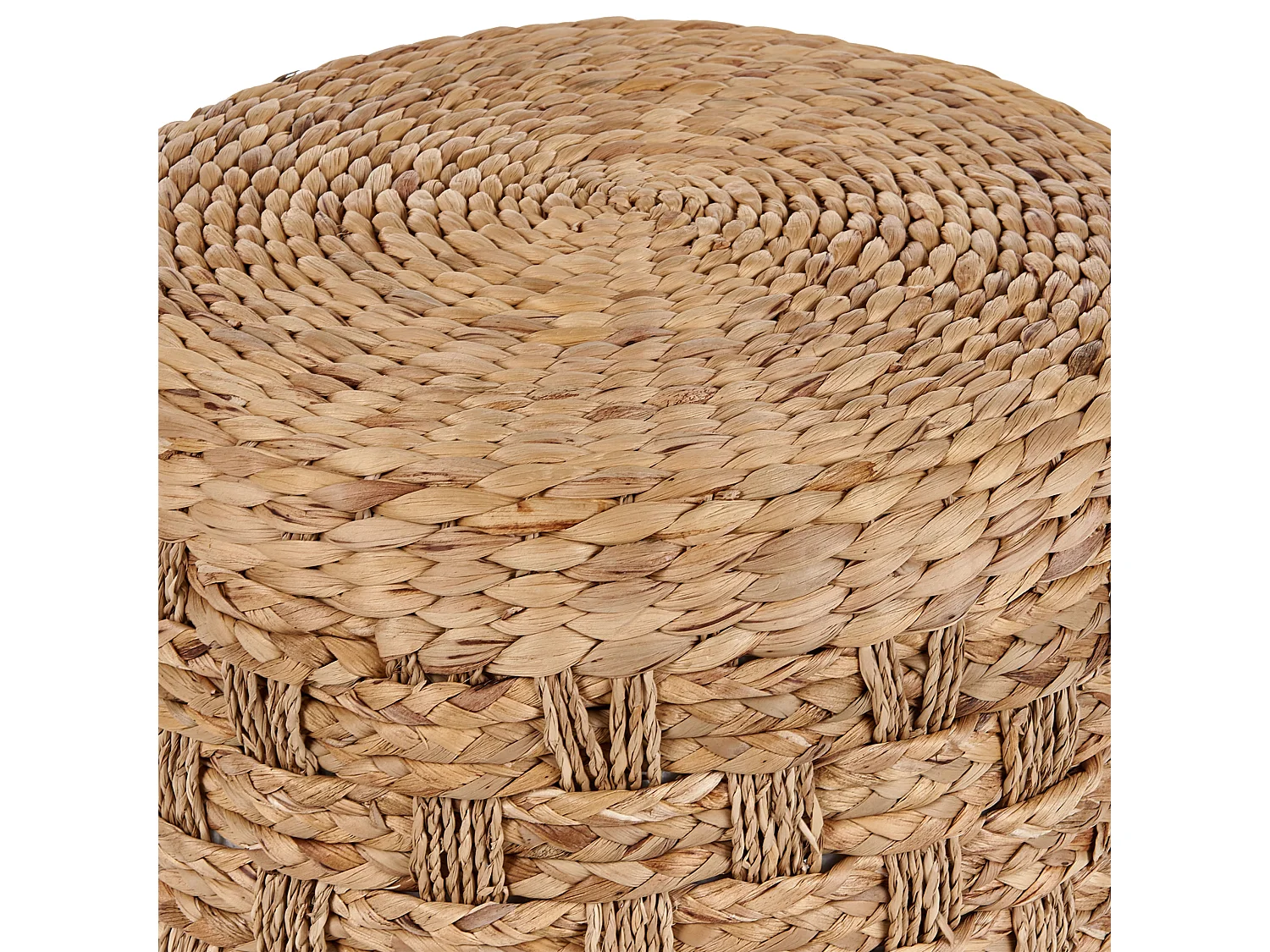 Pouffe BASSLET Wicker Beige