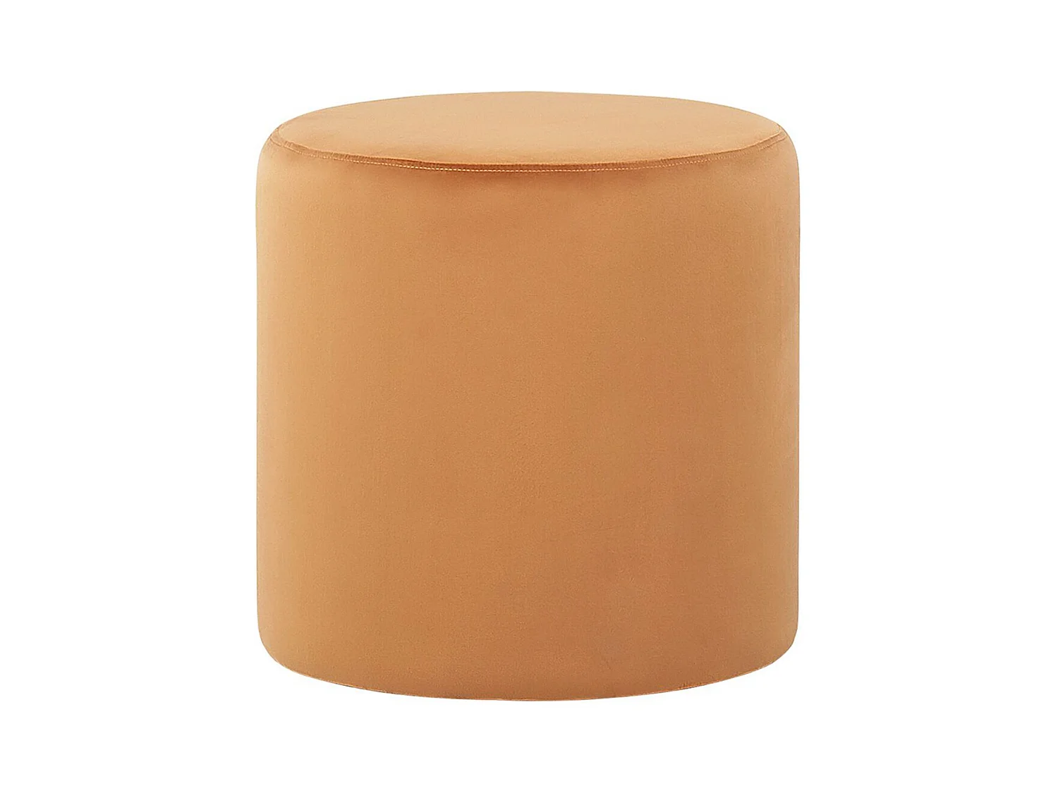 Pouf LOVETT Velours Orange
