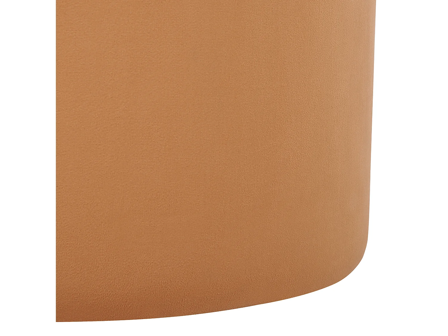 Pouf LOVETT Velours Orange