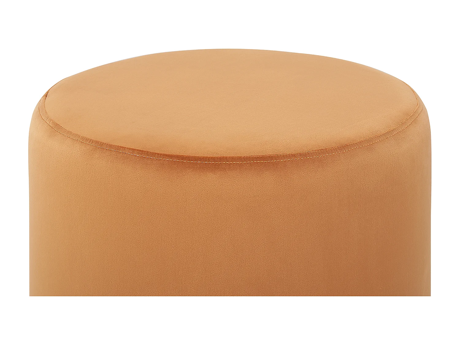 Pouf LOVETT Velours Orange