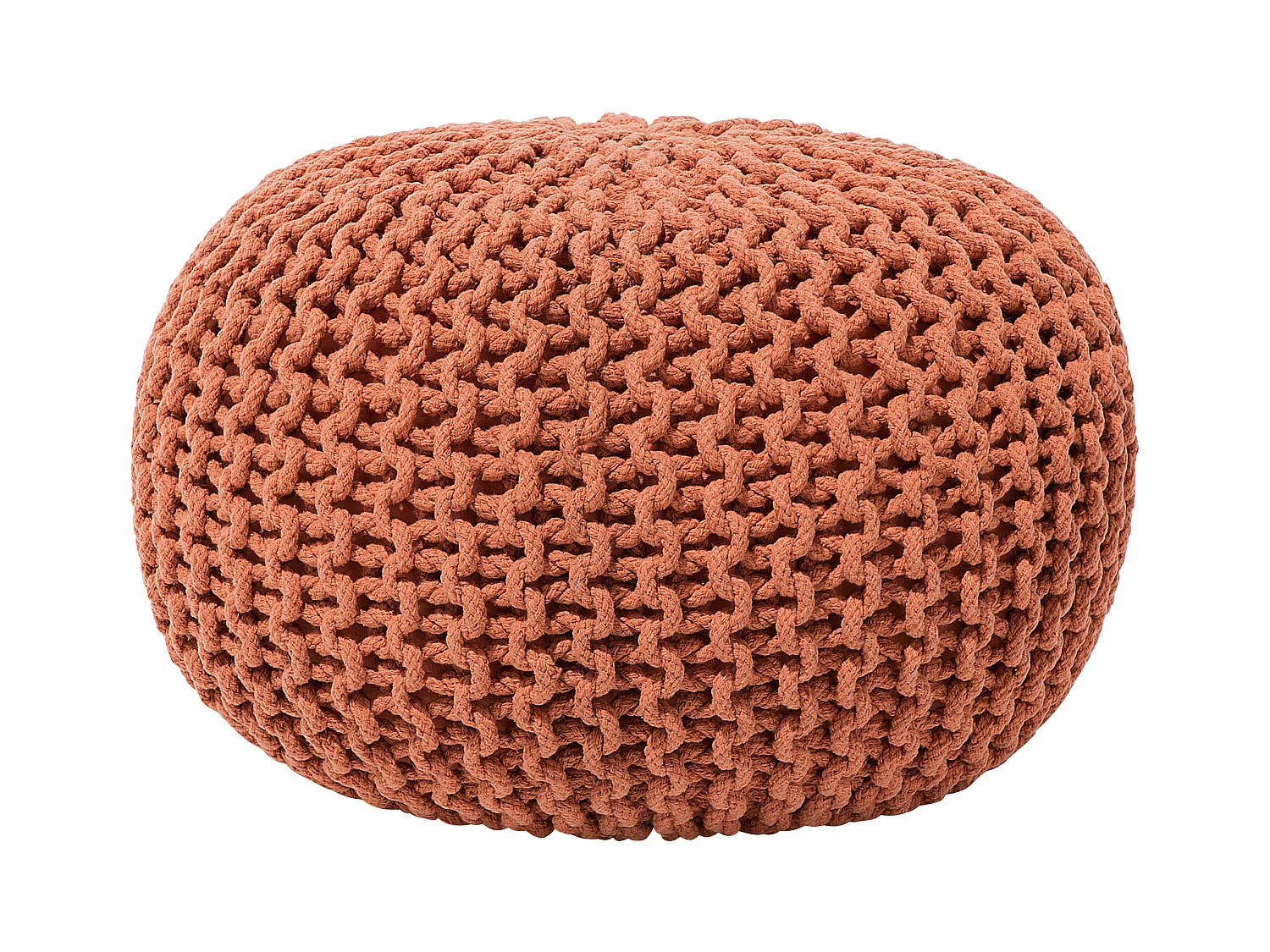 Pouf CONRAD Coton Cuivré