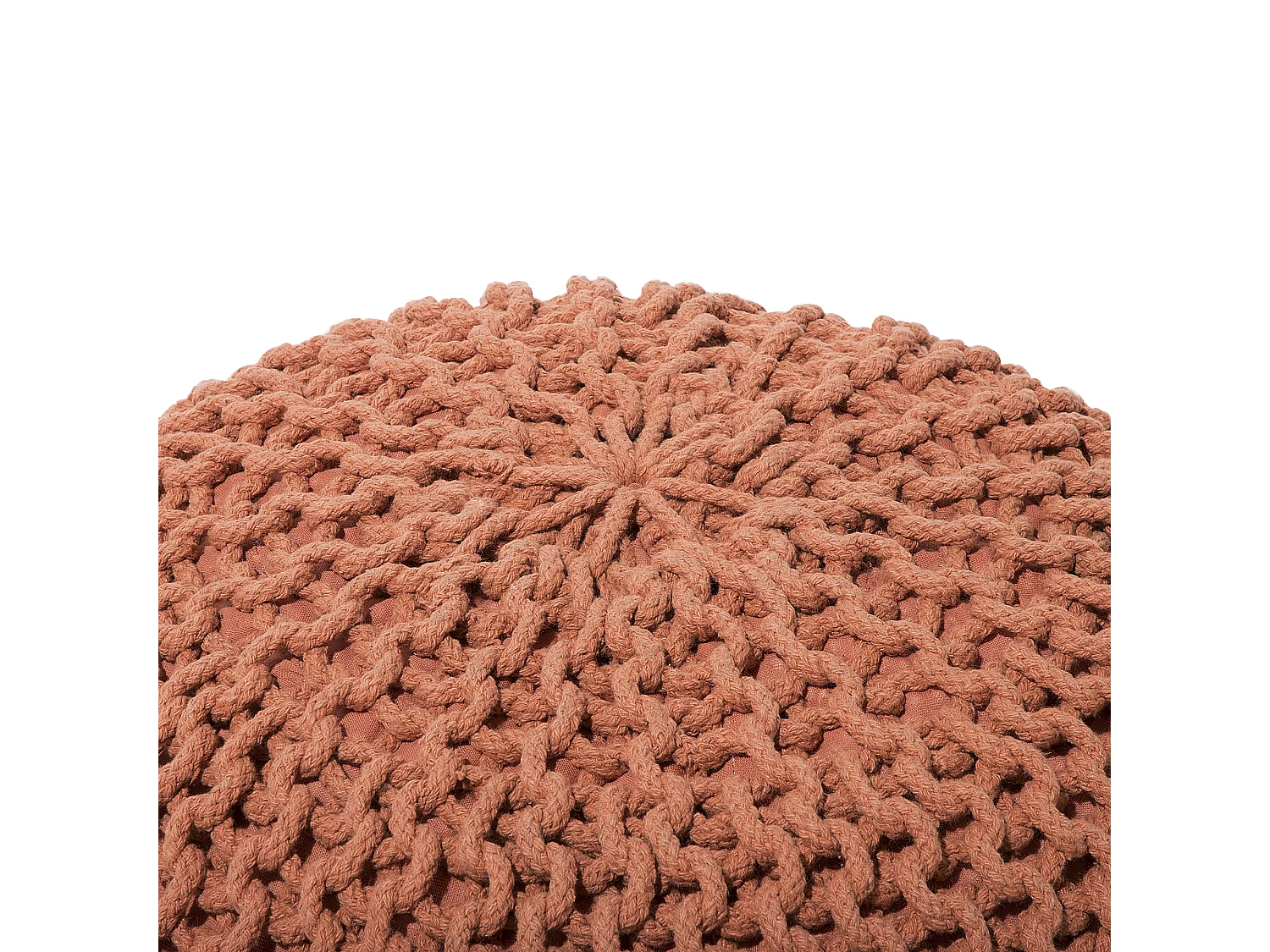 Pouf CONRAD Coton Cuivré