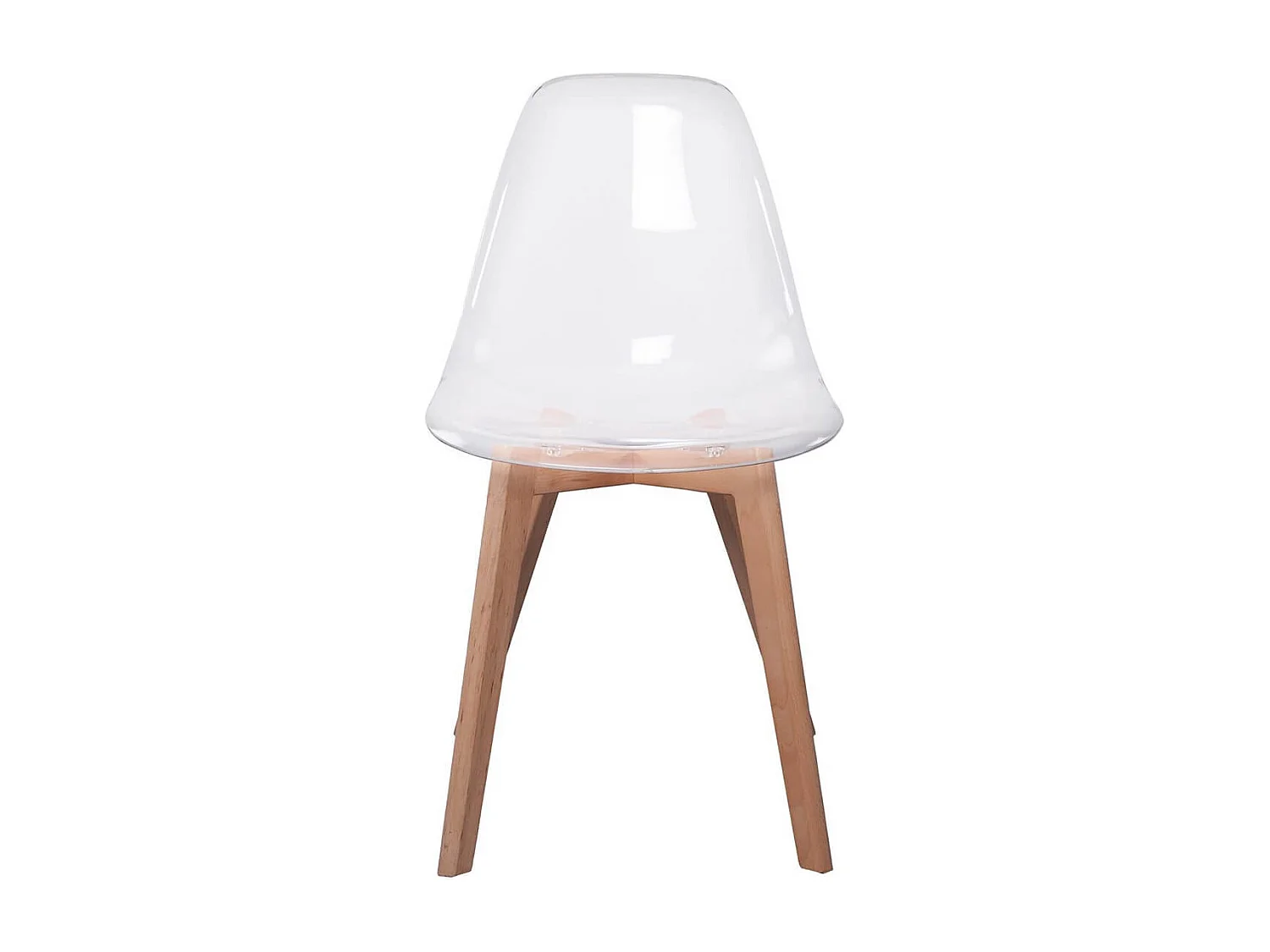 OKOA - Lot de 2 Chaises Transparentes