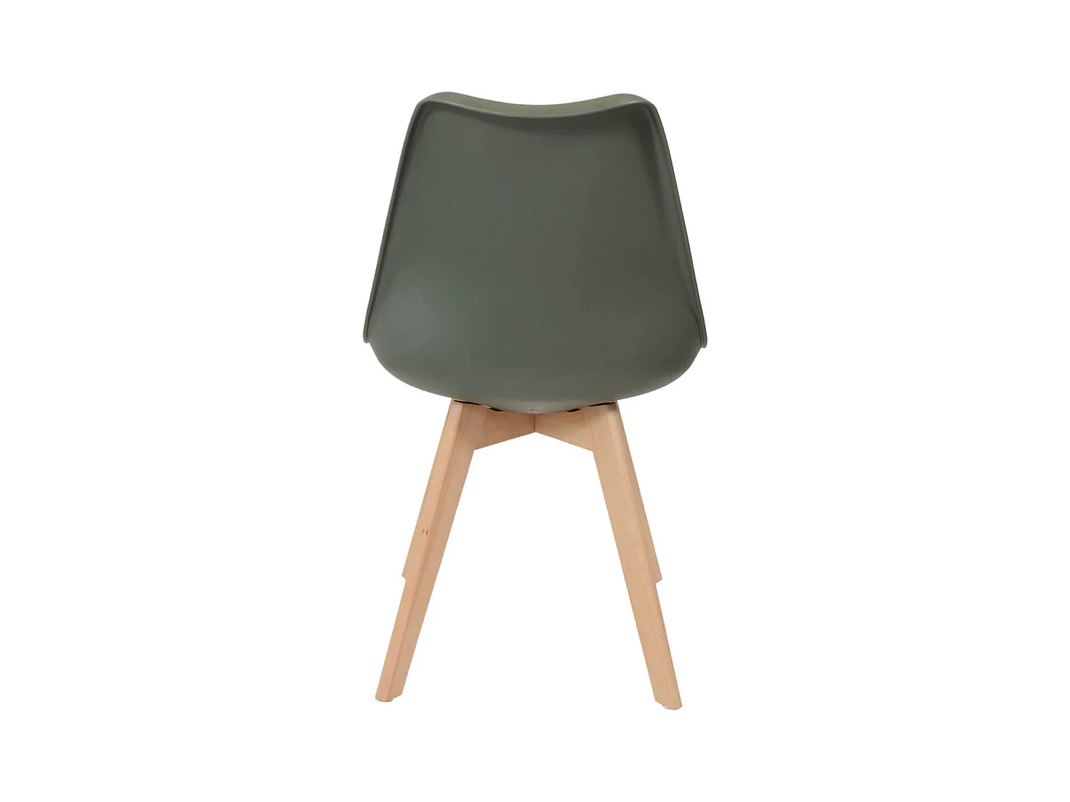 MEDALINE - Lot de 4 Chaises Scandinaves Kaki