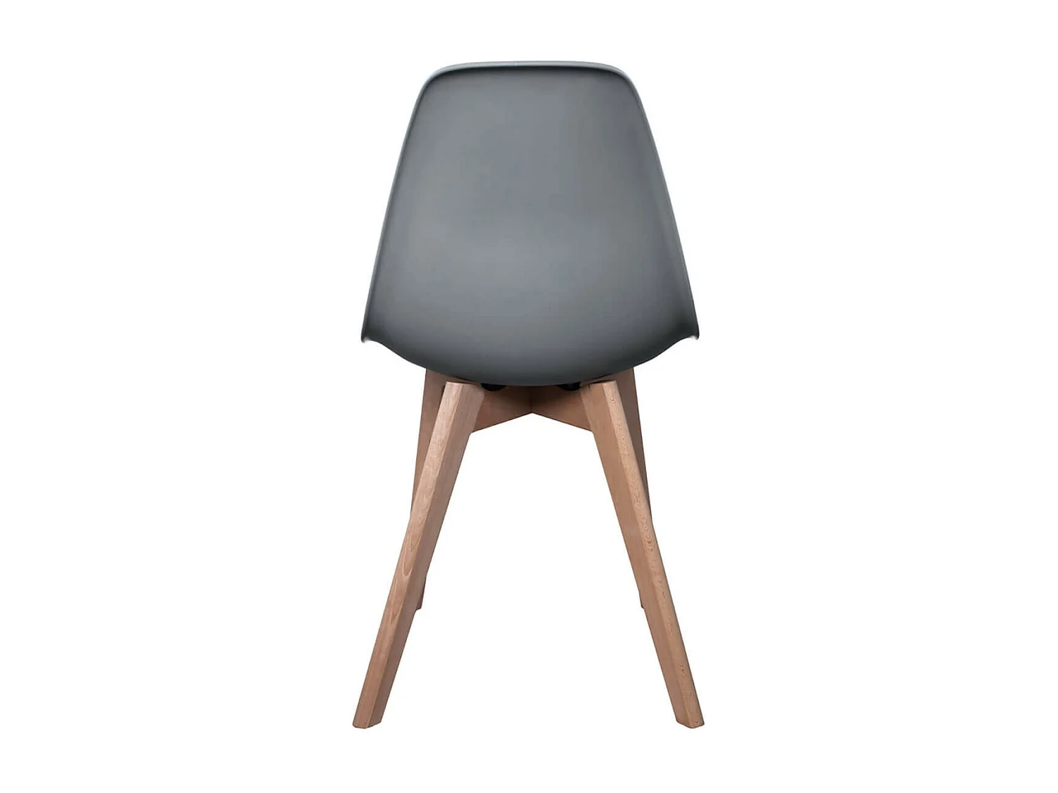 MELYA - Lot de 6 Chaises Scandinaves Grises