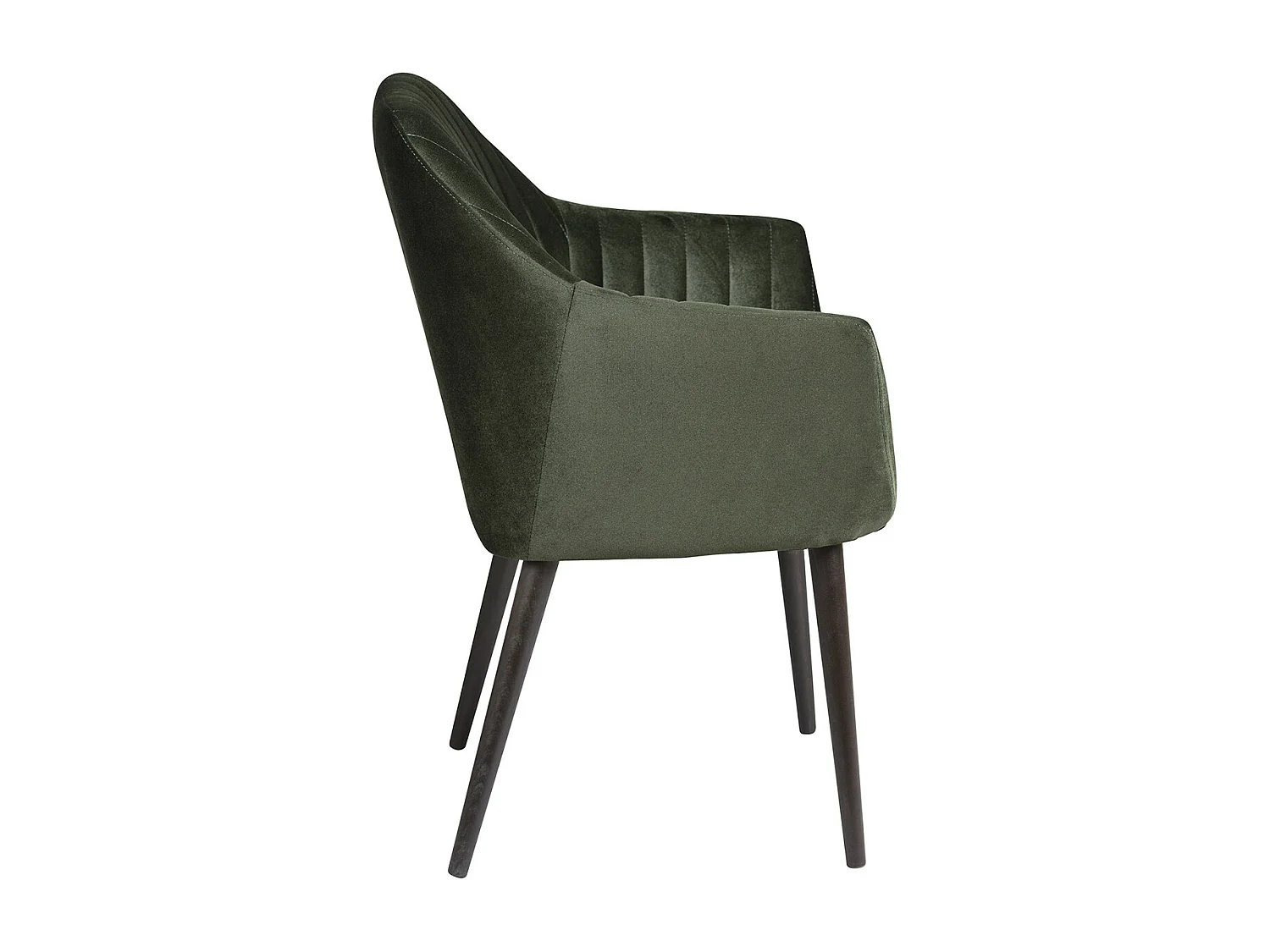 HETA - Lot de 2 Fauteuils Verts Piètement Noir