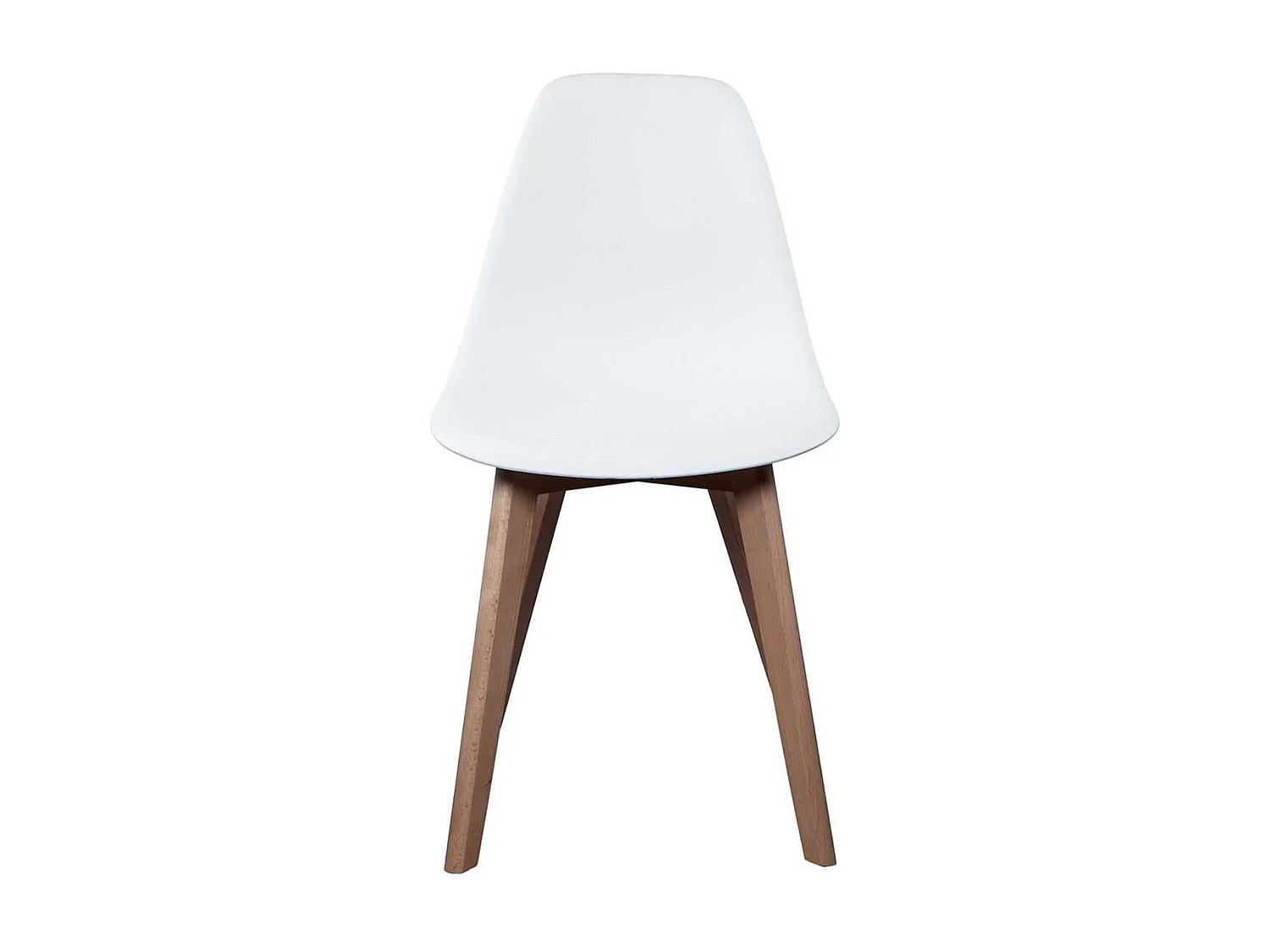 MELYA - Lot de 4 Chaises Scandinaves Blanches