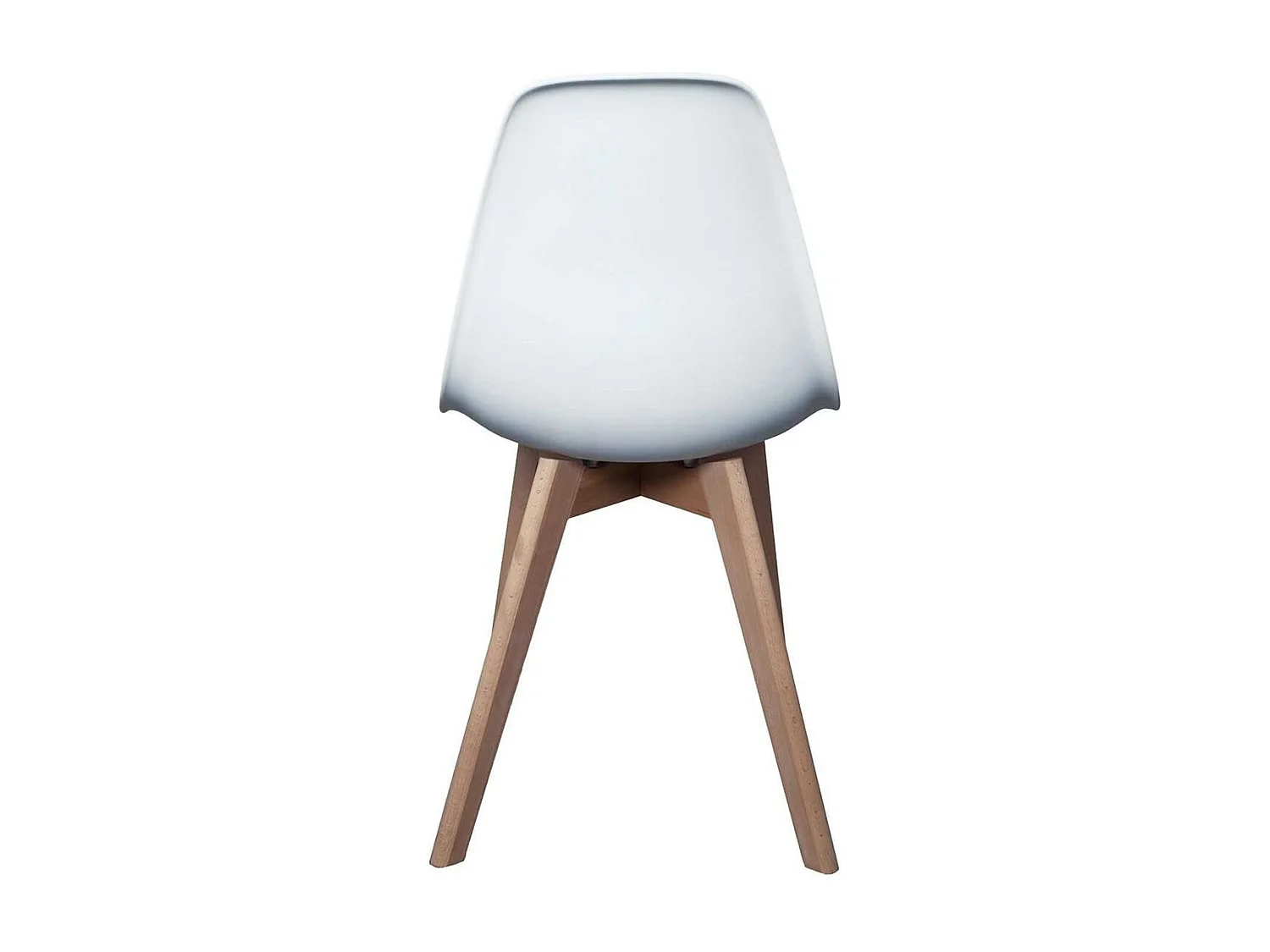 MELYA - Lot de 4 Chaises Scandinaves Blanches