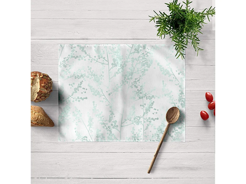 Pack 2 unidades mantel individual resinado 0120-17 100% algodón 45x35 cm