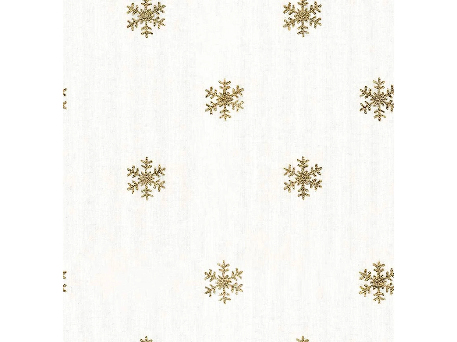 Nappe enduite anti-taches Snowflakes Gold 200x140 cm