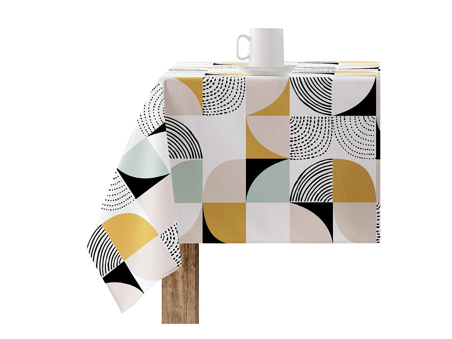 Nappe enduite anti-taches P-20 - 250x140 cm