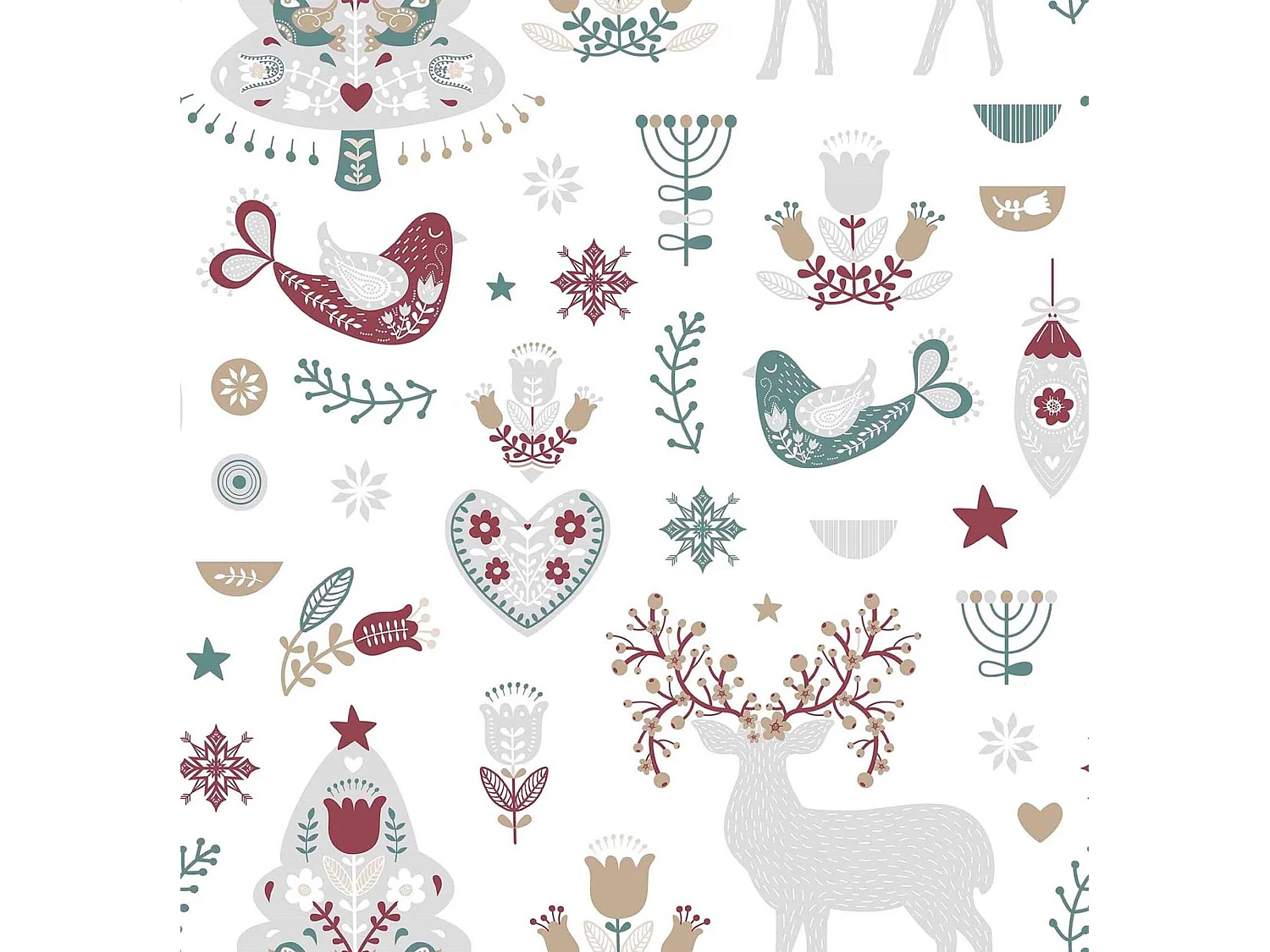 Nappe enduite anti-taches Merry Christmas 55 250x140 cm