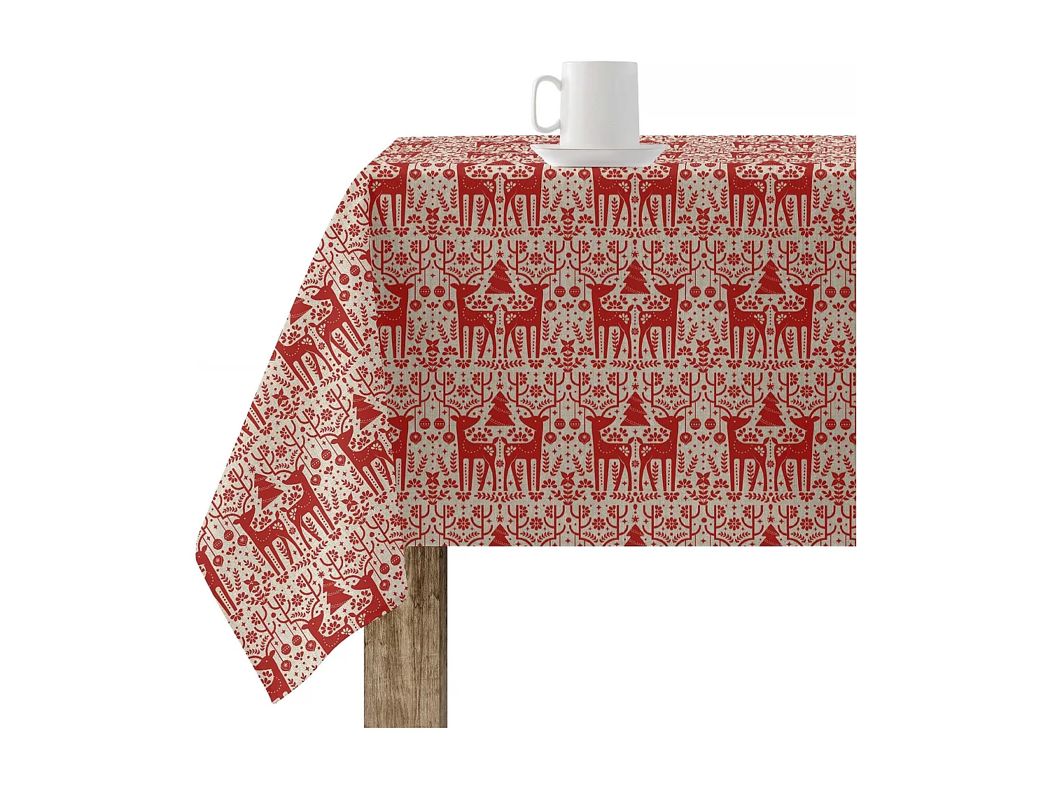 Mantel resinado antimanchas Merry Christmas 21 300x140 cm