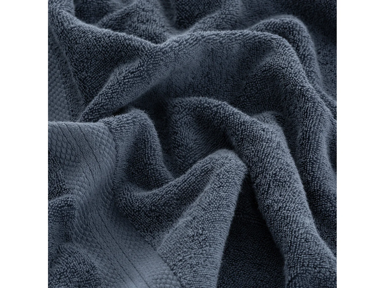 Toalla 100% algodÃ³n peinado 650 gr. Denim Blue - 50x100 (2 unidades)