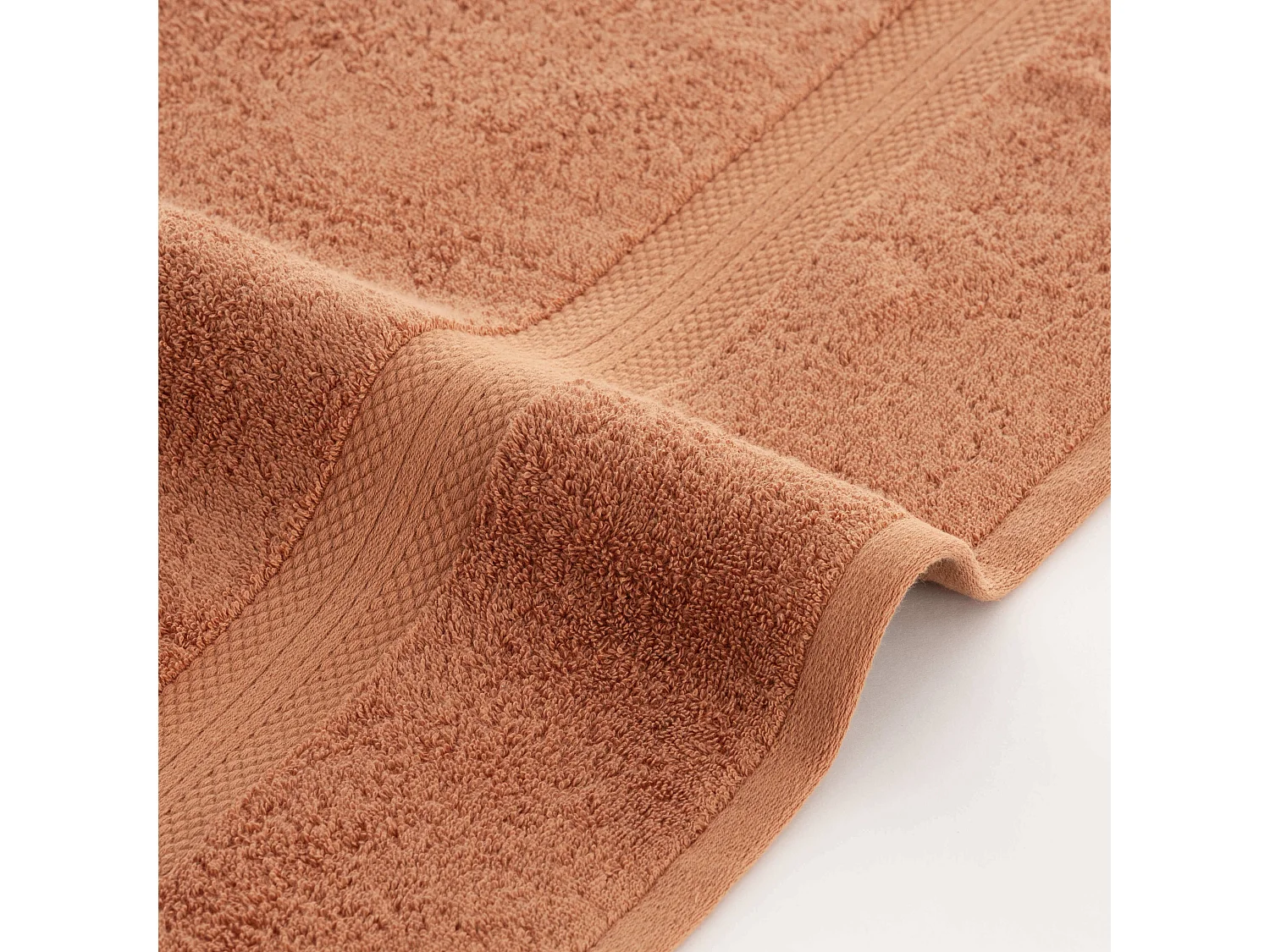 Toalla 100% algodÃ³n peinado 650 gr. Burnt Orange - 100x150