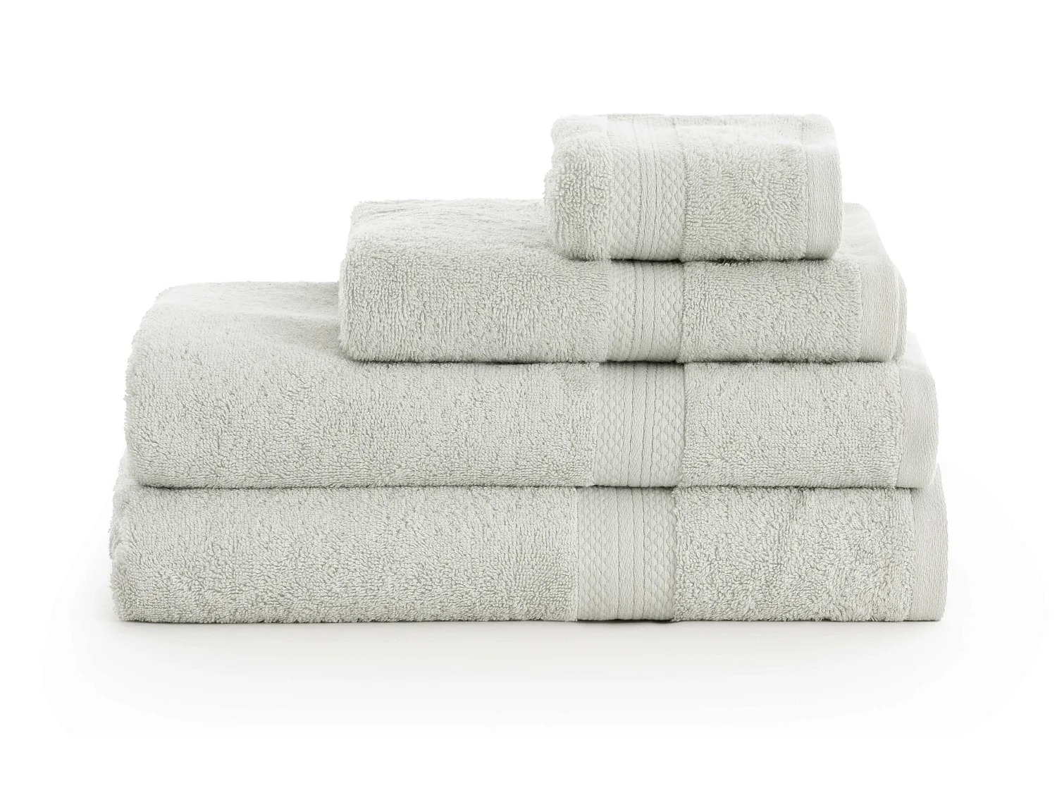 Serviette 100 % coton peigné 650 g Menthe - 50x100 (2 unités)