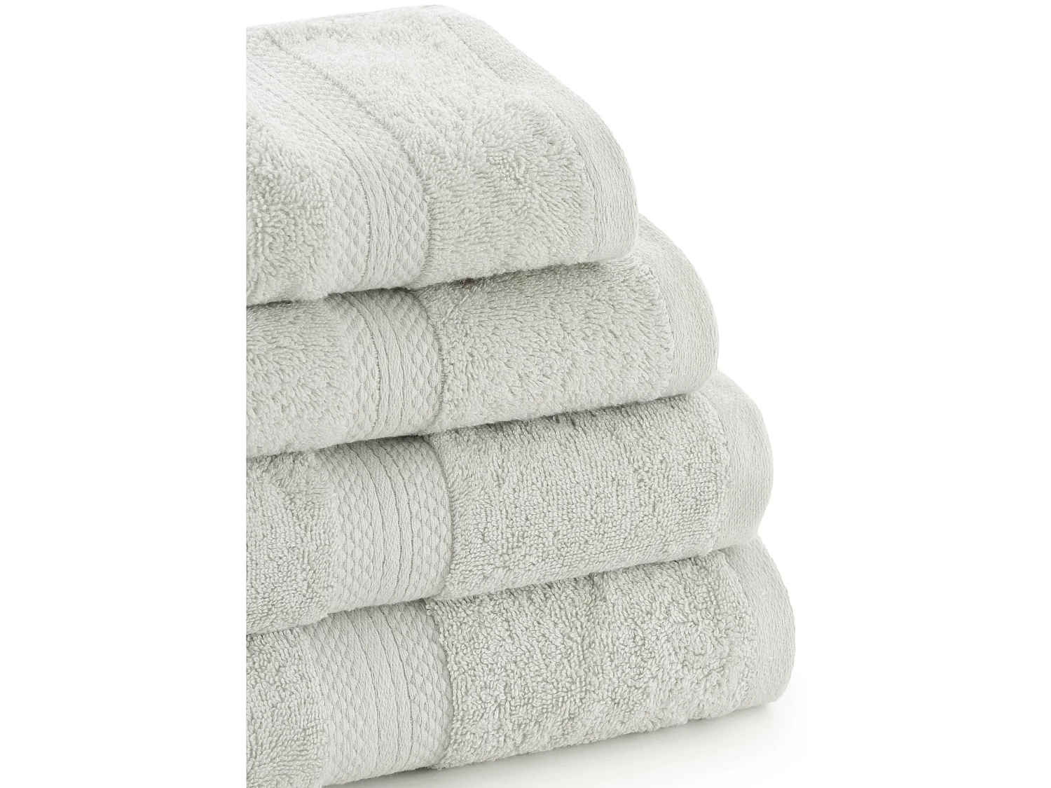 Serviette 100 % coton peigné 650 g Menthe - 50x100 (2 unités)