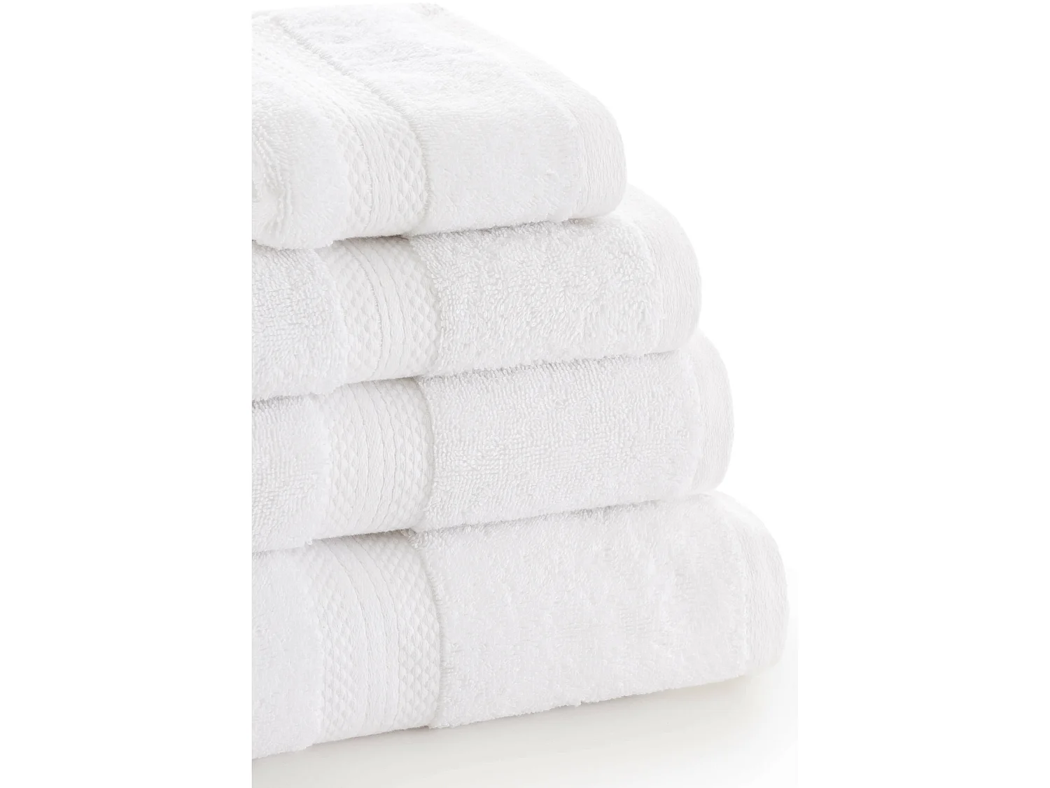 Toalla 100% algodÃ³n peinado 650 gr. White - 70x140 BaÃ±o