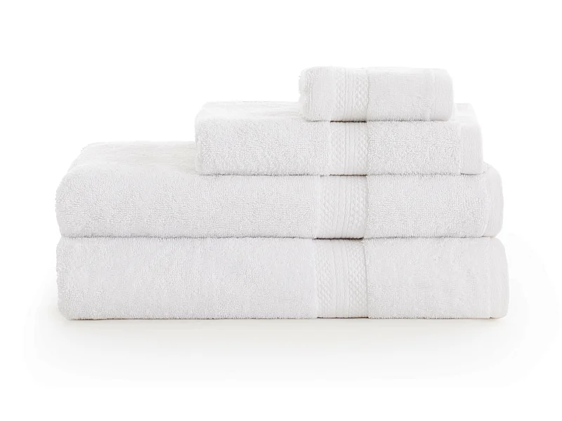 Toalla 100% algodÃ³n peinado 650 gr. White - 70x140 BaÃ±o