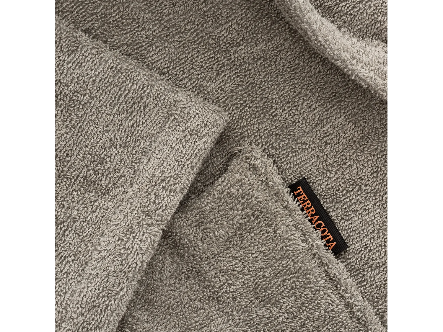 Albornoz 100% algodÃ³n peinado 650 gr. Army Green - M/L