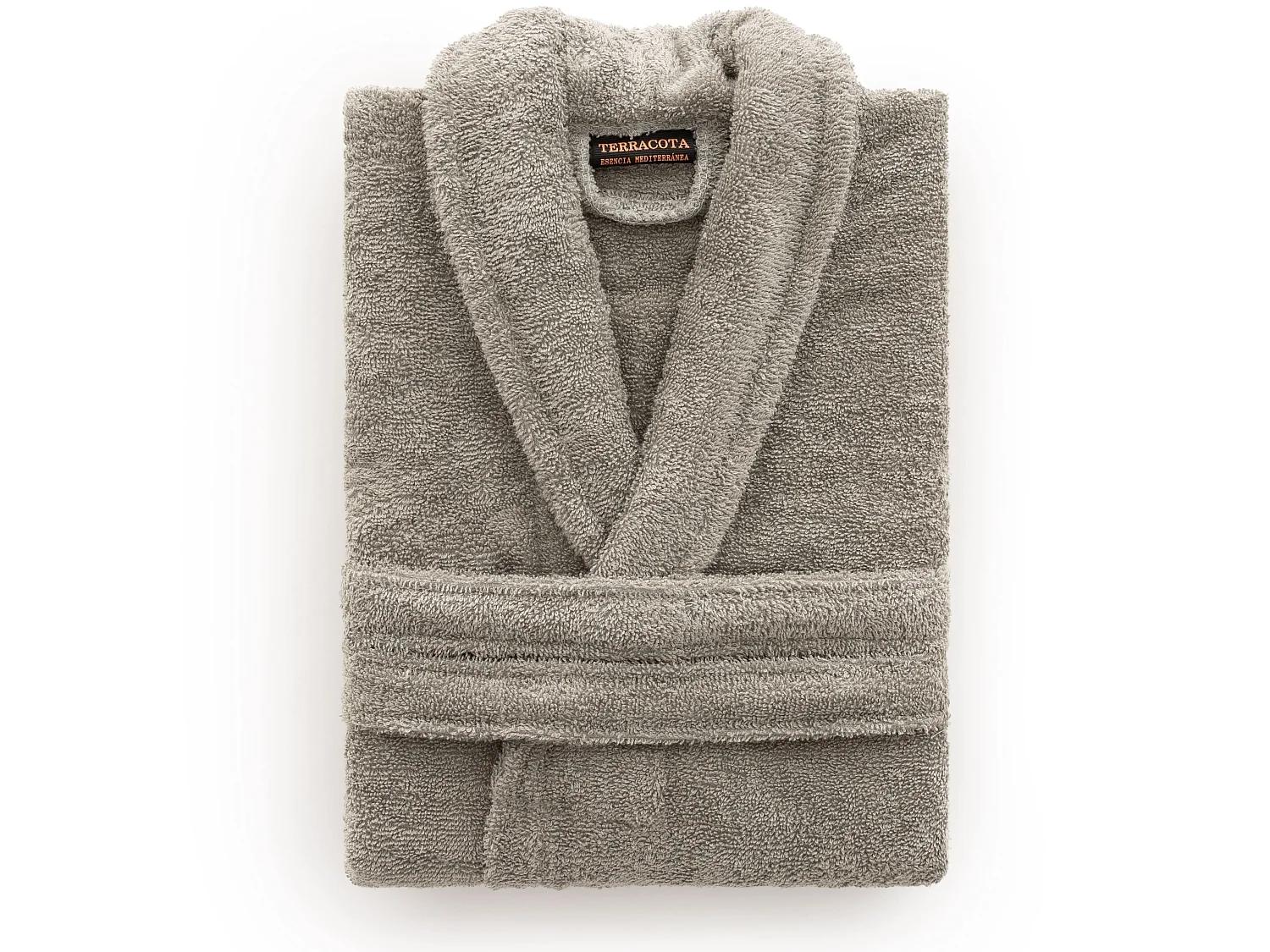 Albornoz 100% algodÃ³n peinado 650 gr. Army Green - M/L