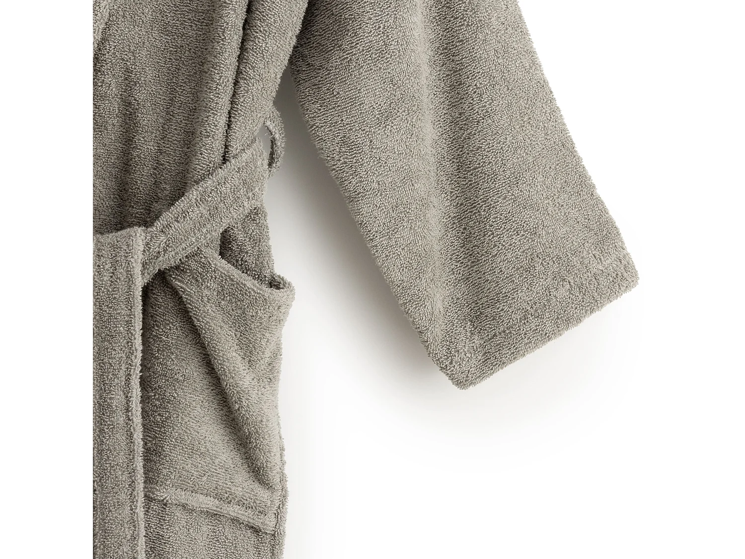 Albornoz 100% algodÃ³n peinado 650 gr. Army Green - M/L