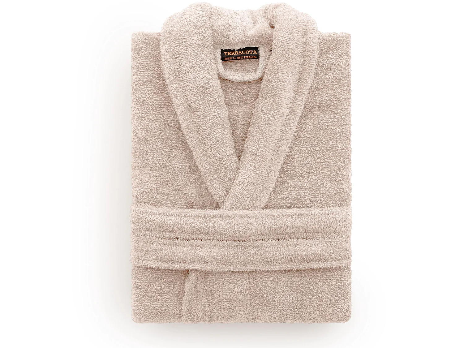 Albornoz 100% algodÃ³n peinado 650 gr. Natural - XS/S