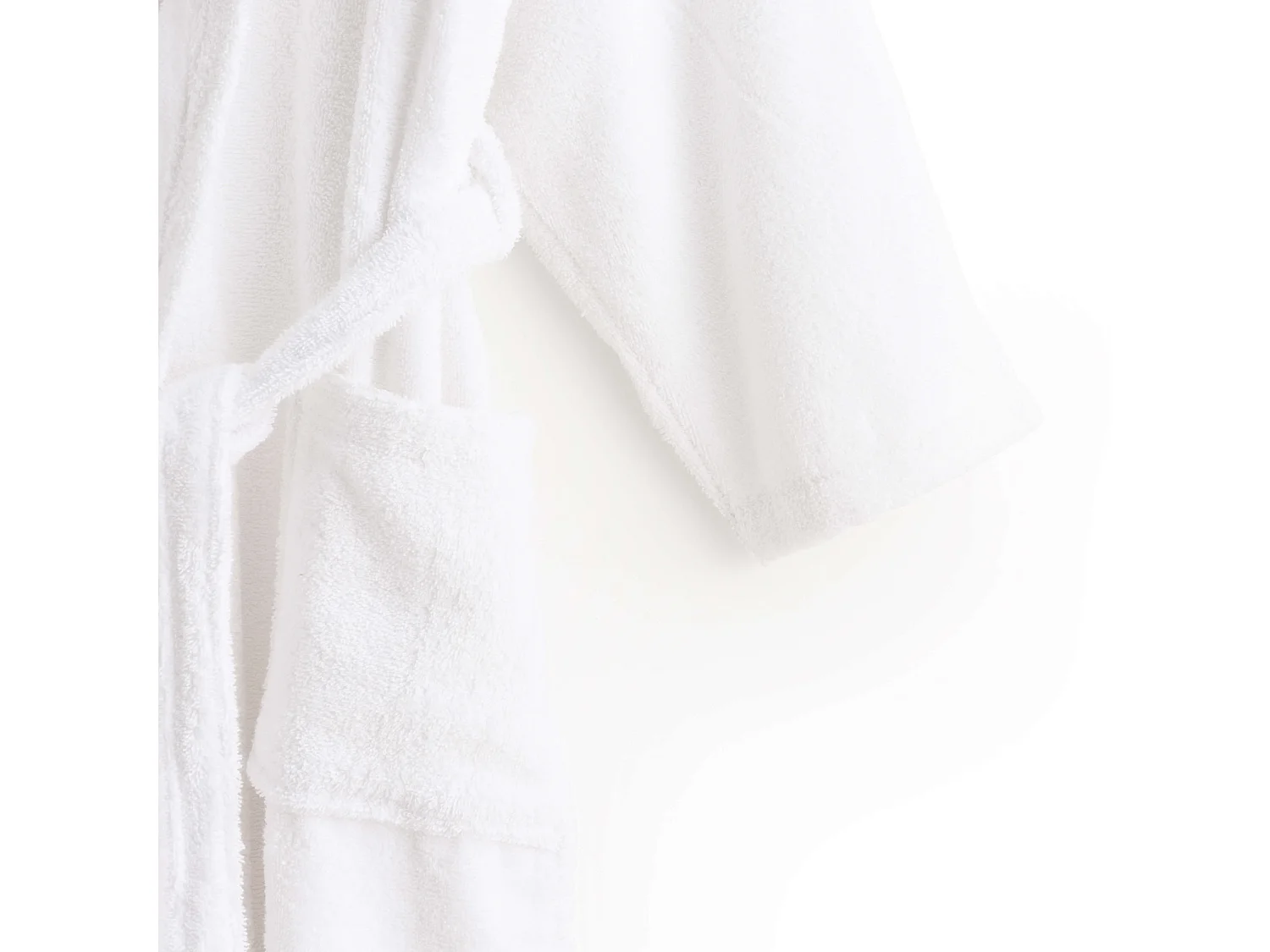 Albornoz 100% algodÃ³n peinado 650 gr. White - M/L