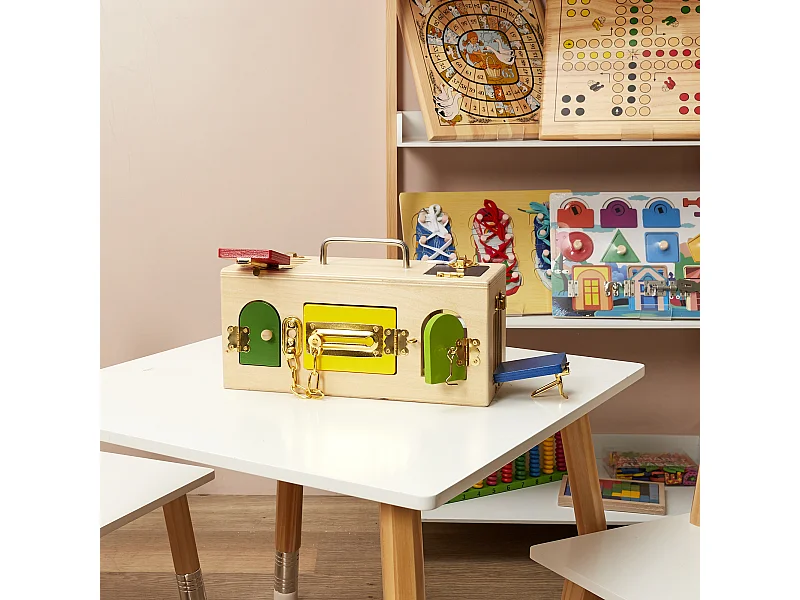 Boite D Apprentissage Sensoriel Multicolore