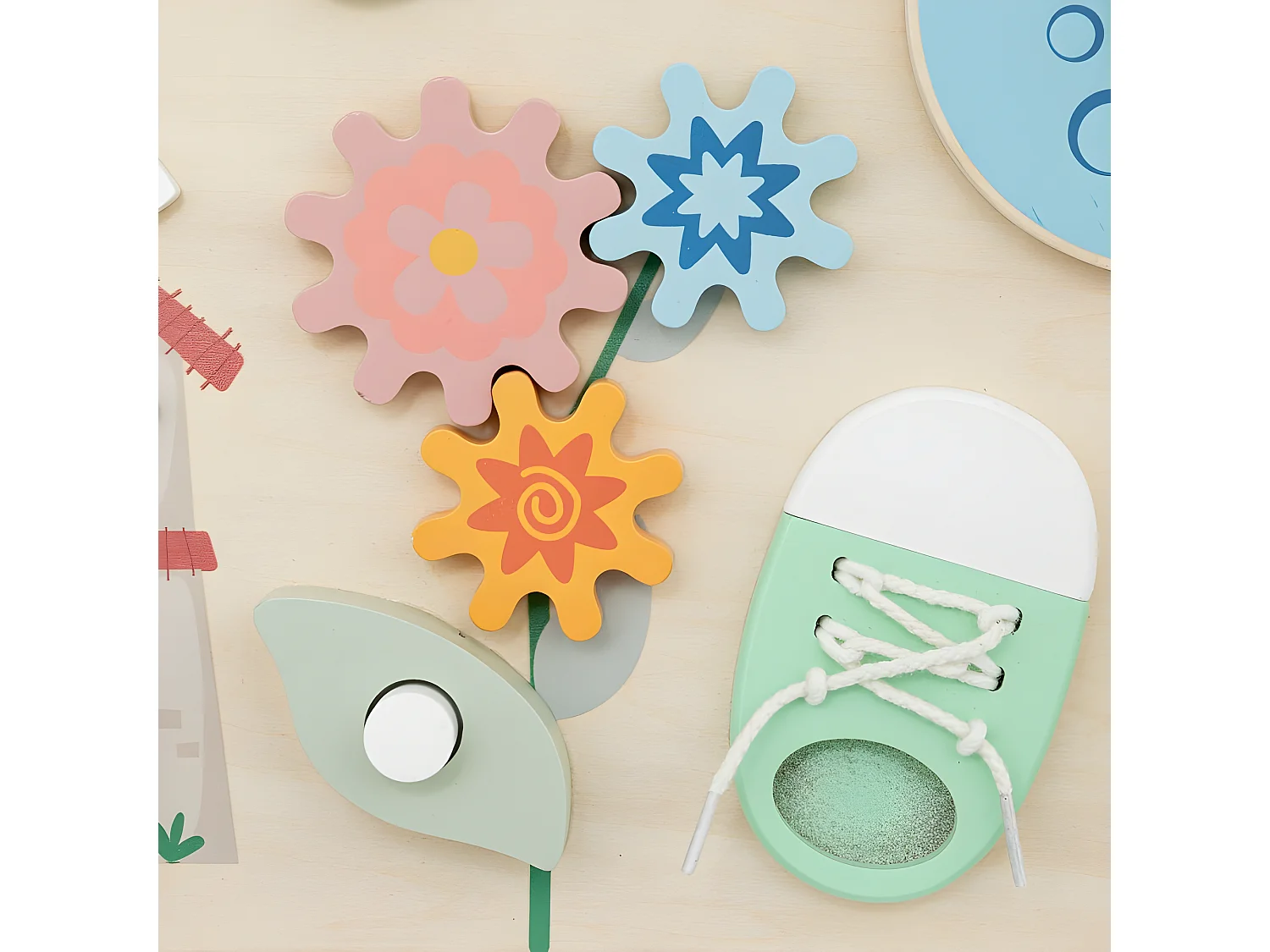 Aktivitätszentrum mehrfarbig 30x22,2cm