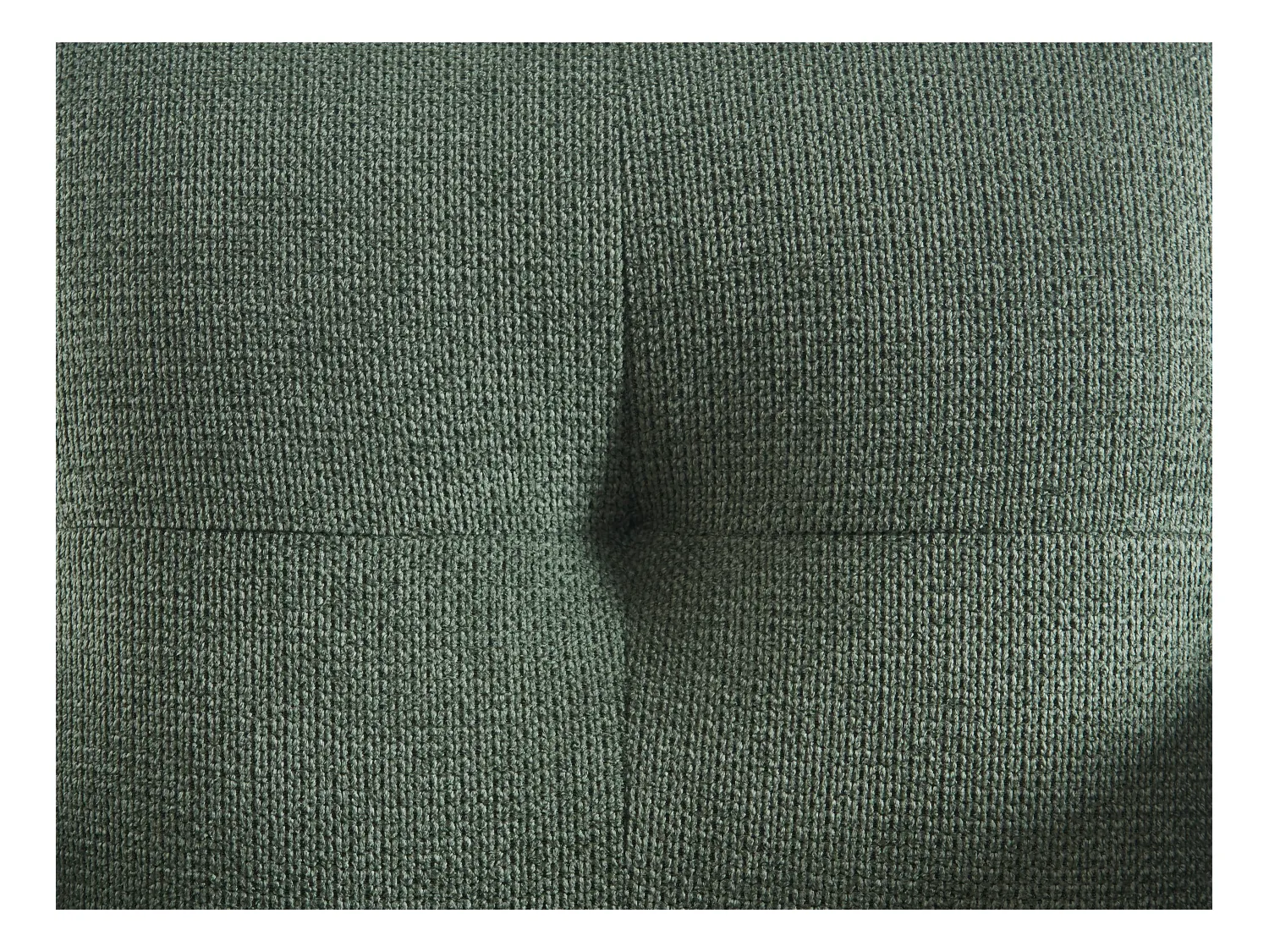 Stuhl mit Armlehnen 6er-Set - Stoff & schwarzes Metall - Khaki - ZOLEVY