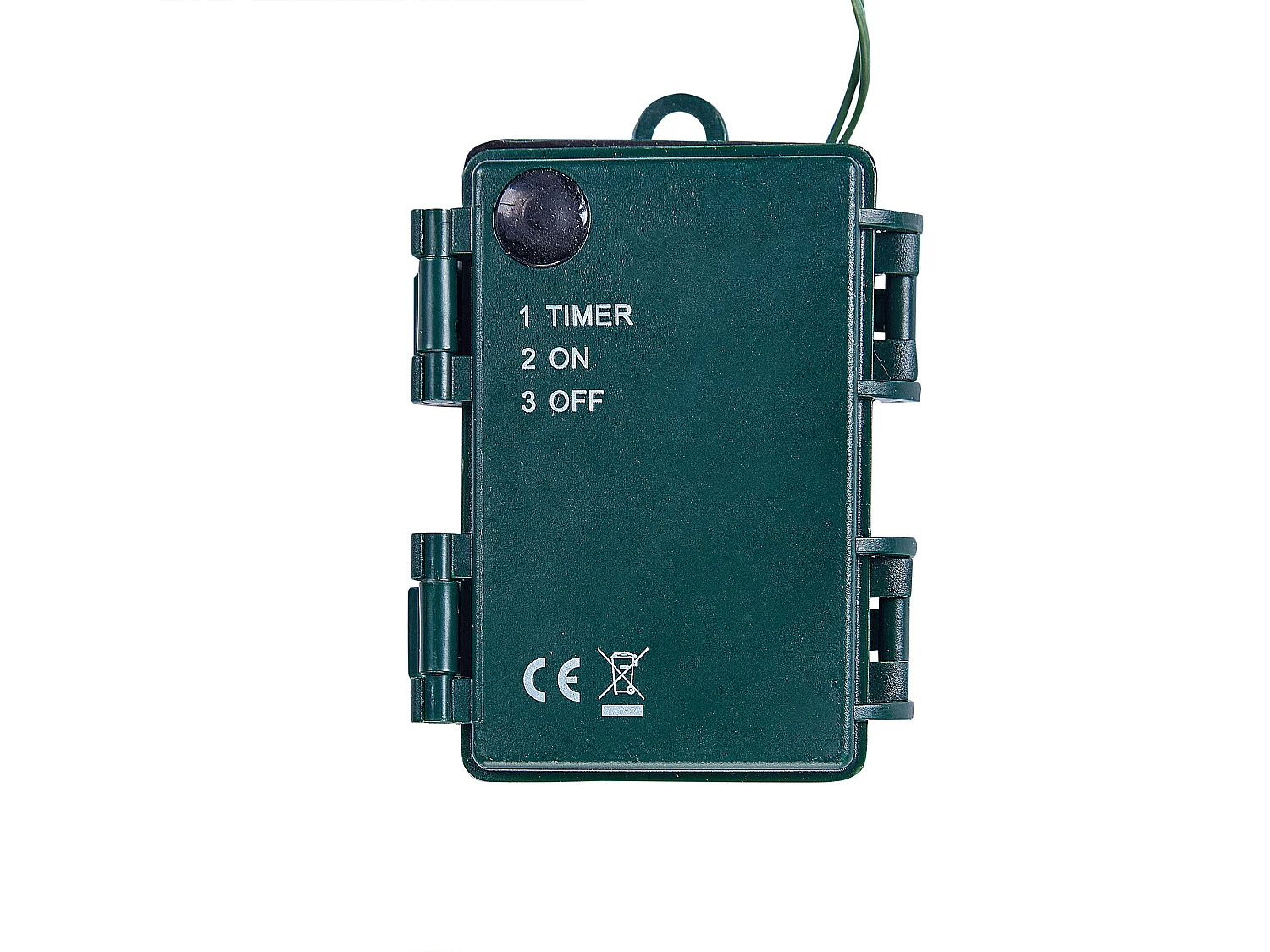 Guirlande de Noël LED WHITEHORN 270 cm Vert foncé