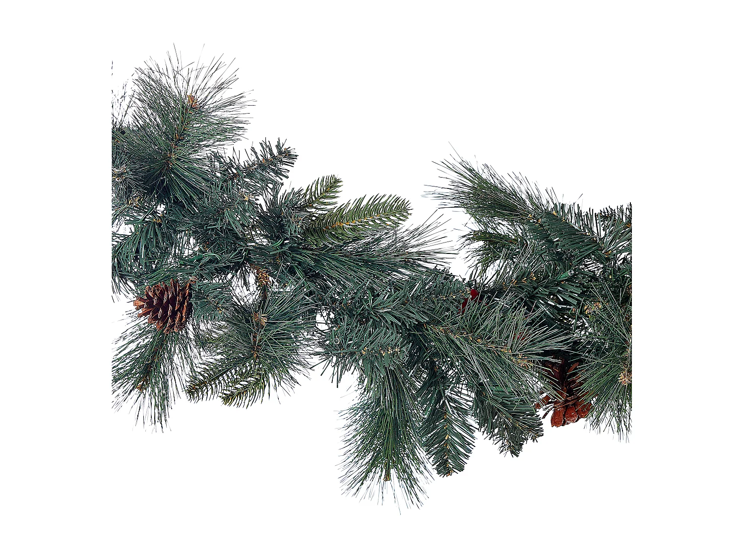 Świąteczna girlanda LED 180 cm zielona KAMERUN