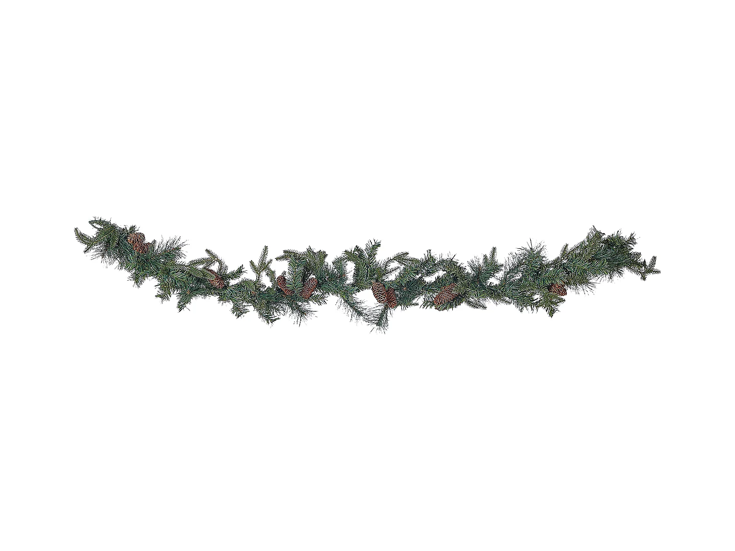 Guirlande de Noël LED KAMERUN 180 cm Vert