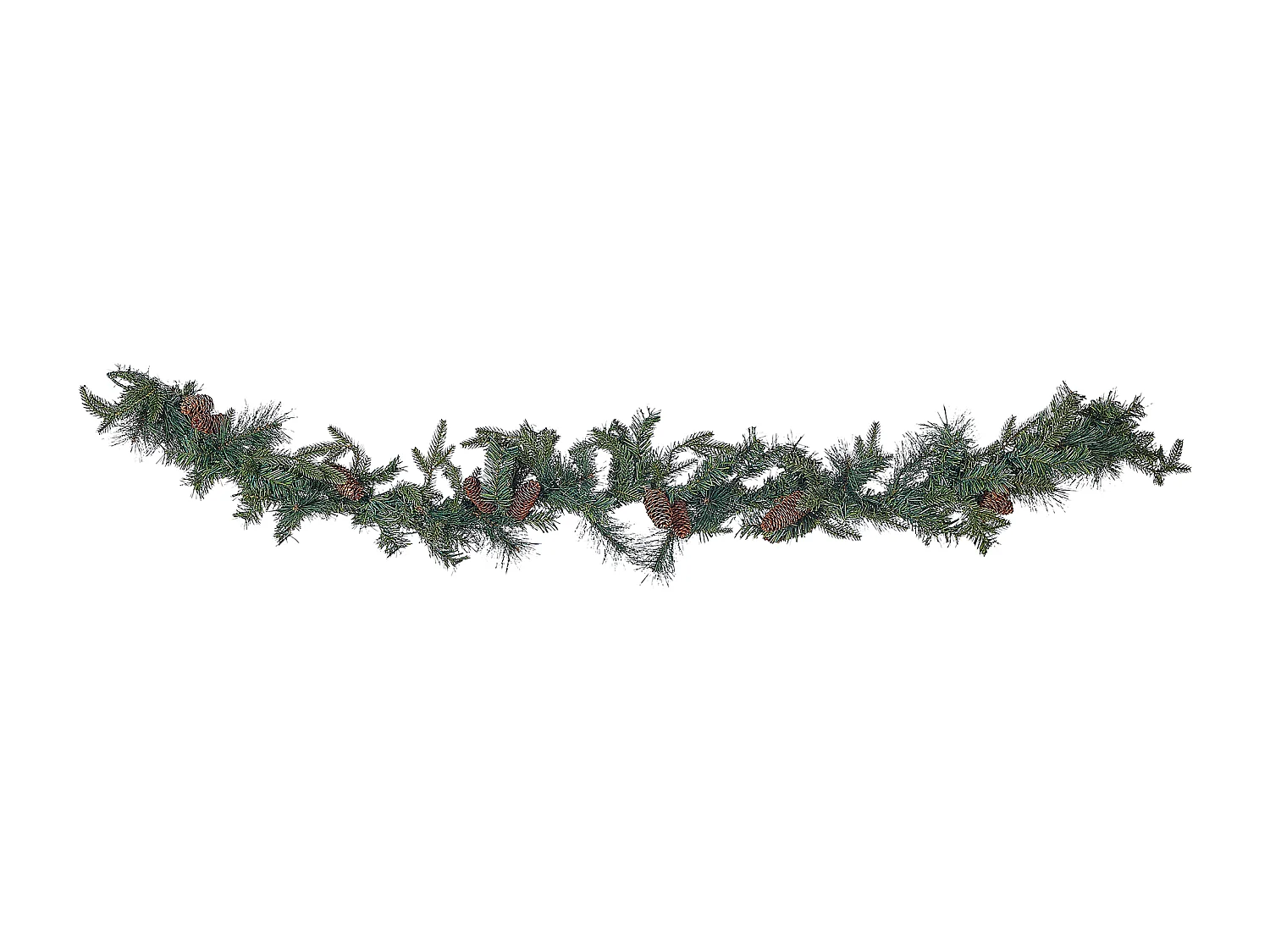 Guirlande de Noël LED KAMERUN 180 cm Vert