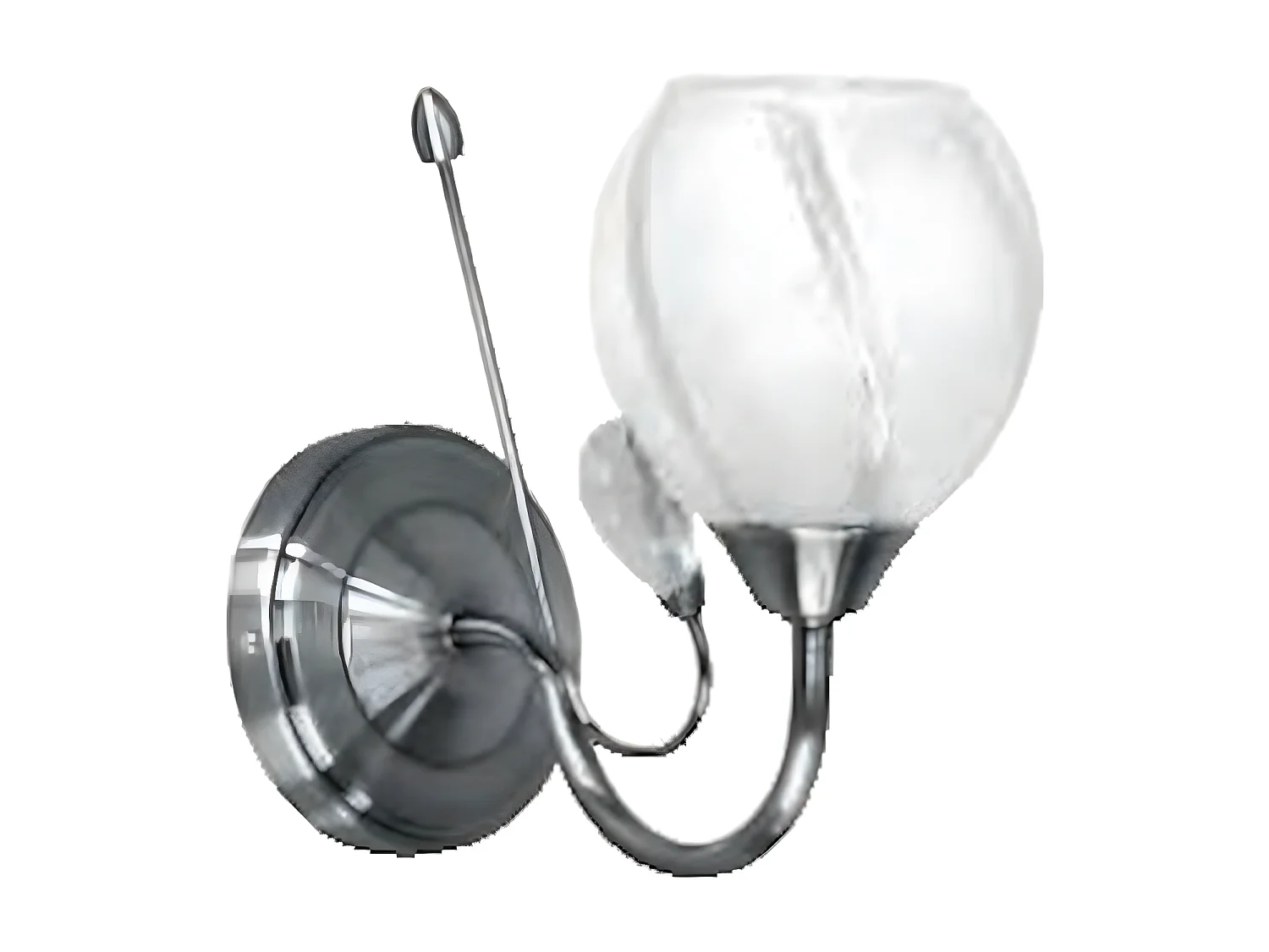 Wandlamp Alanis - Zilver - 22x12x21 cm - EPIKASA