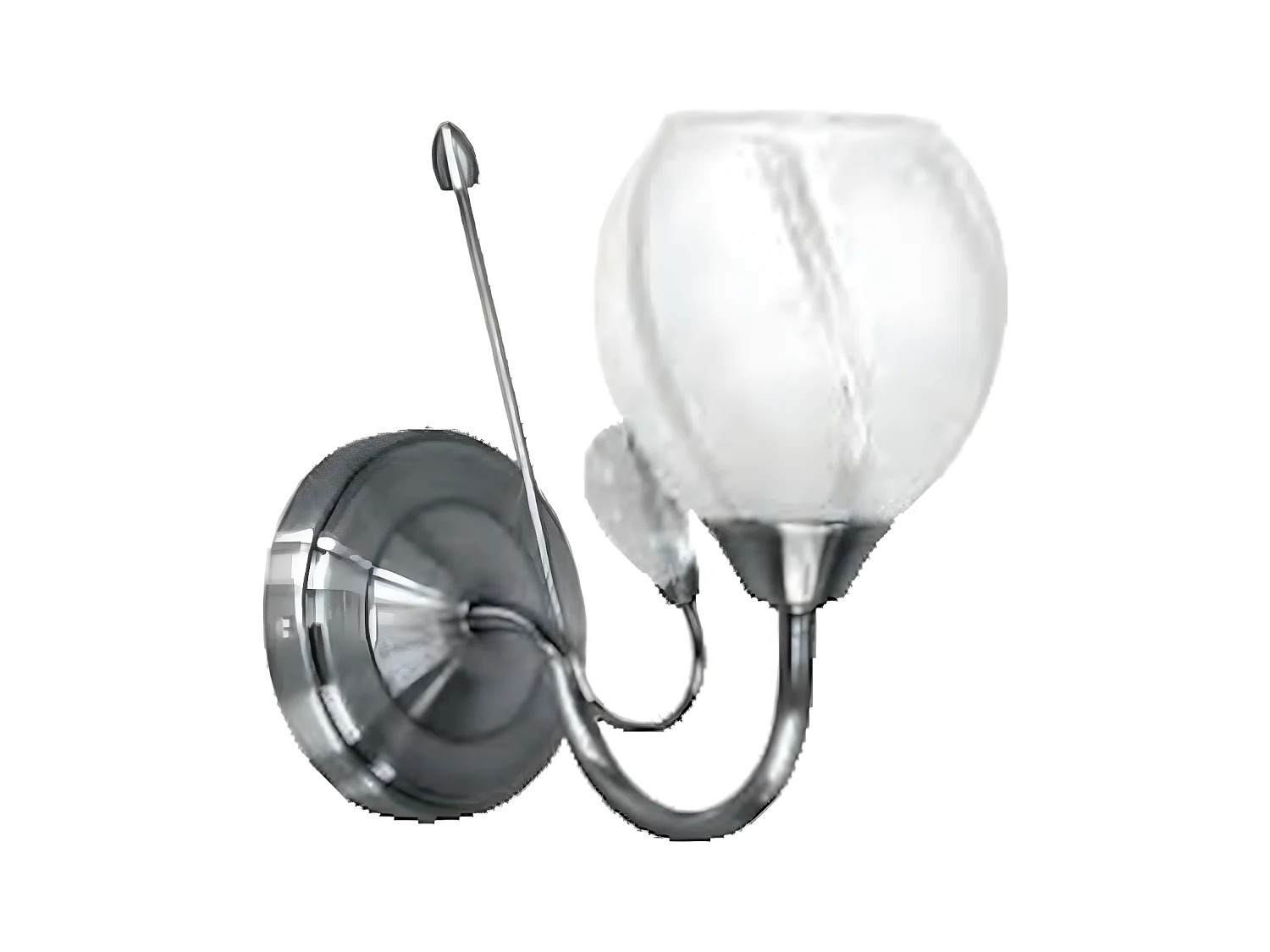 Wandlamp Alanis - Zilver - 22x12x21 cm - EPIKASA