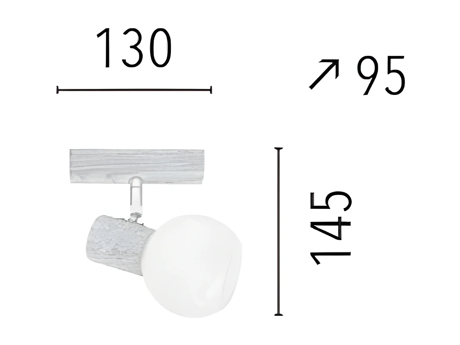 Spot Karin - Bruin - 13x9,5x14,5 cm - EPIKASA