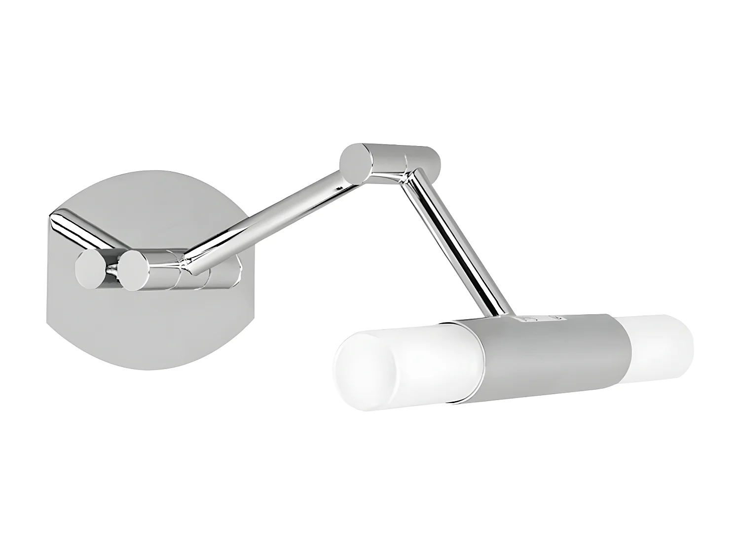 Candeeiro de Parede Aquatic, Prata, 24x3x9 cm, EPIKASA