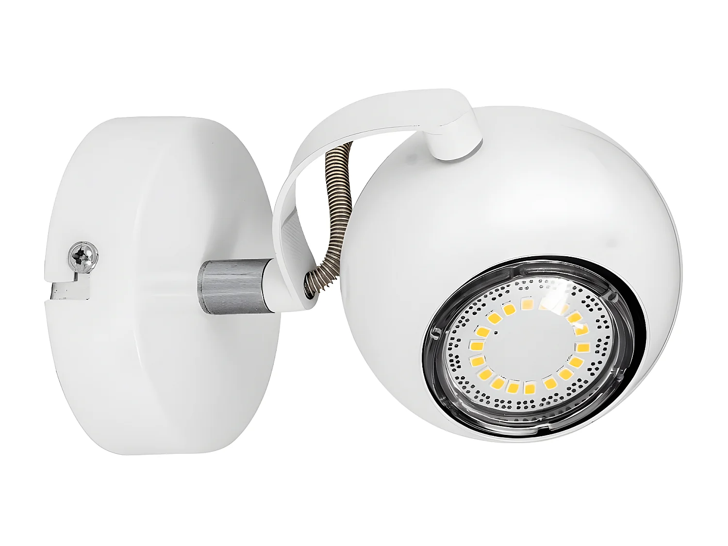 Spot d'Intérieur Lea, Blanc, 14x8x9 cm, EPIKASA